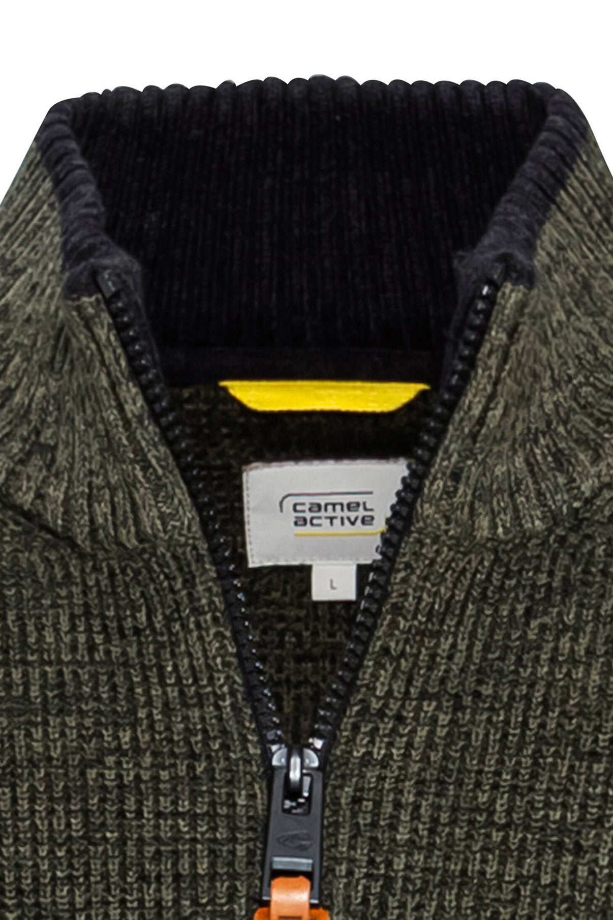 Camel Half-Zip strik