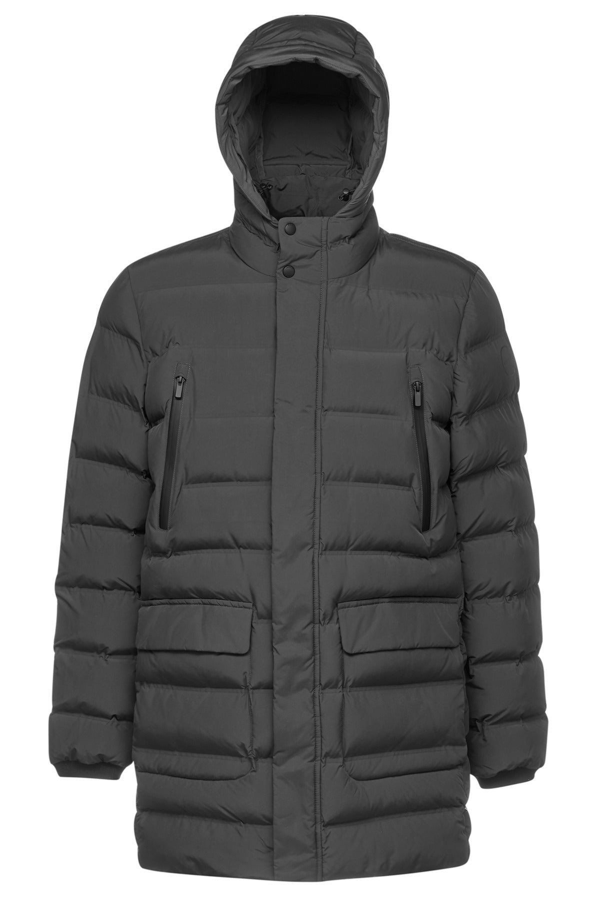 GEOX M SPHERICA PARKA - WEAVED QUIL