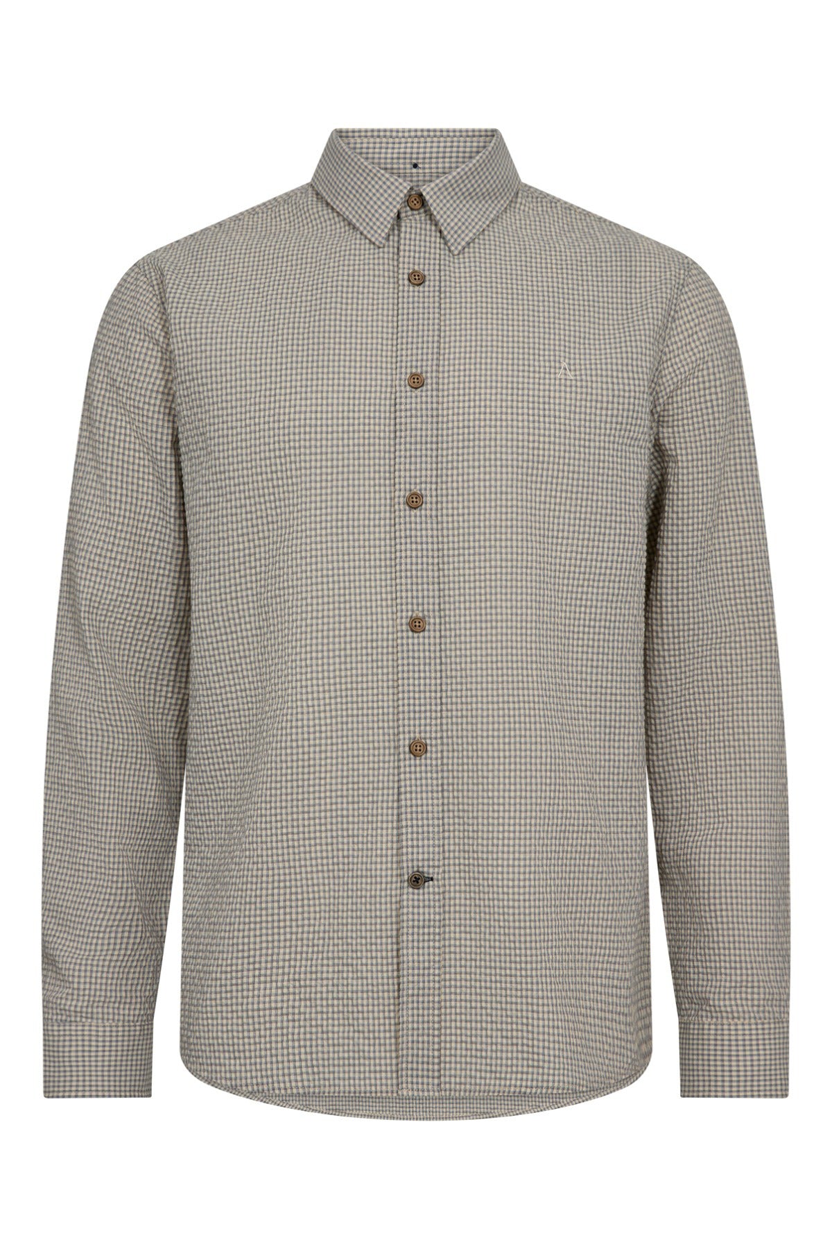 Ninja - Langærmet skjorte i struktureret materiale