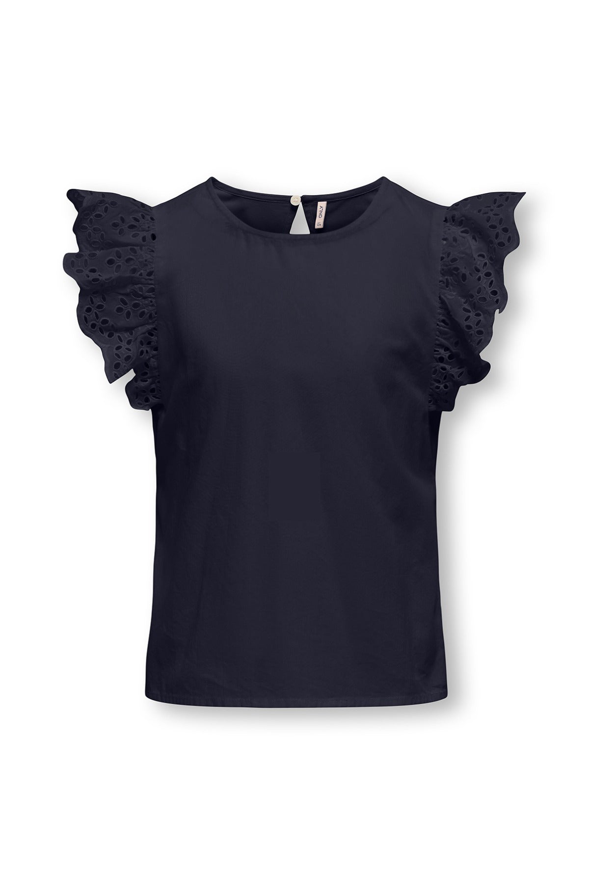 KIDS ONLY KOGLOU LIFE S/L EMB TOP WVN
