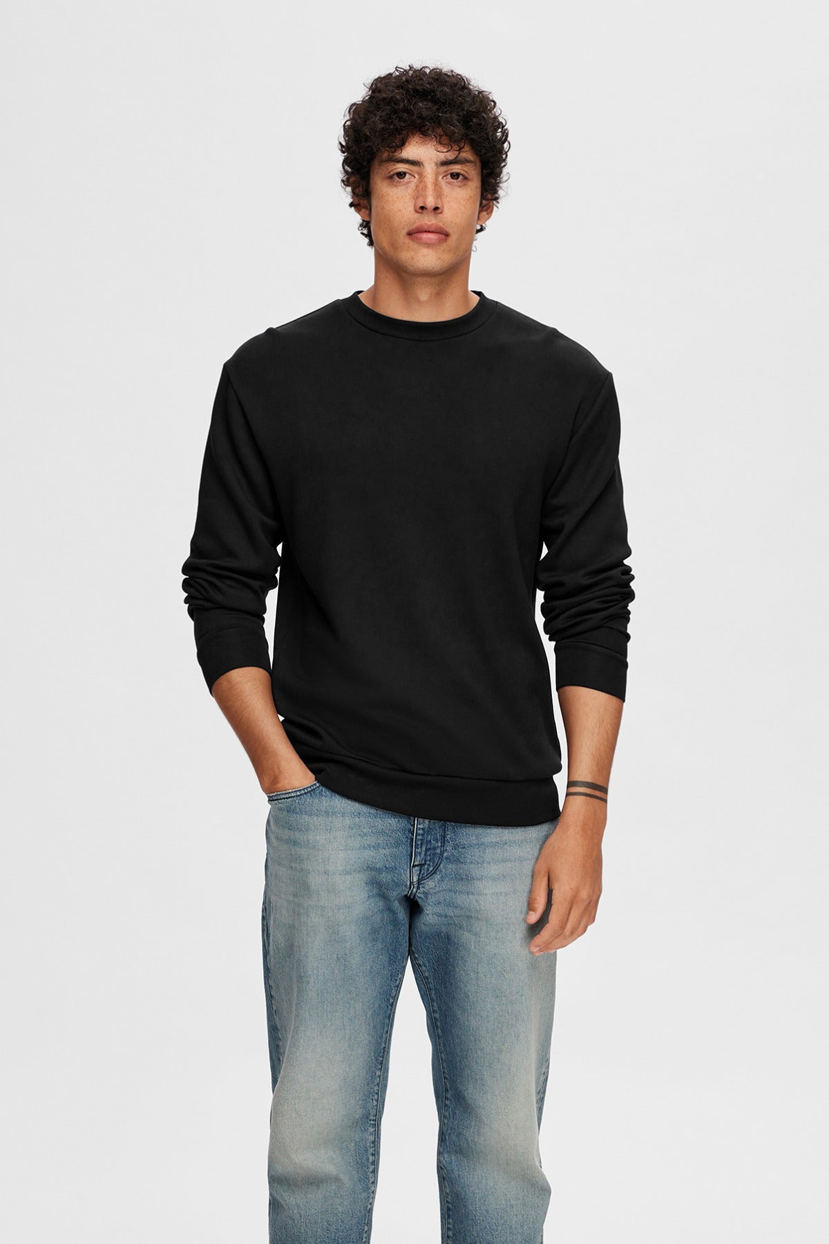SELECTED HOMME SLHEMANUEL SOFT CREW NECK SWEAT NOOS