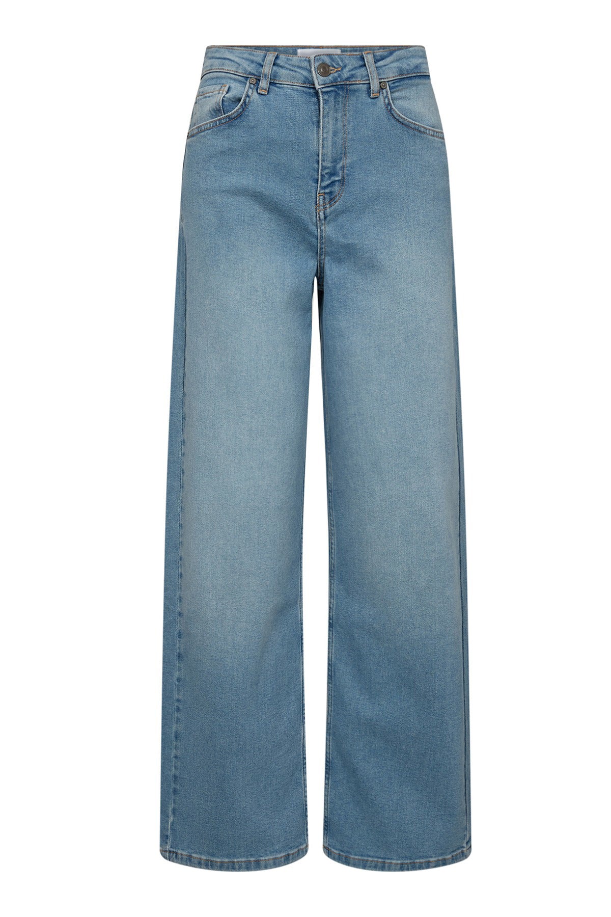 Mynthe - Strækbare denim jeans med brede ben