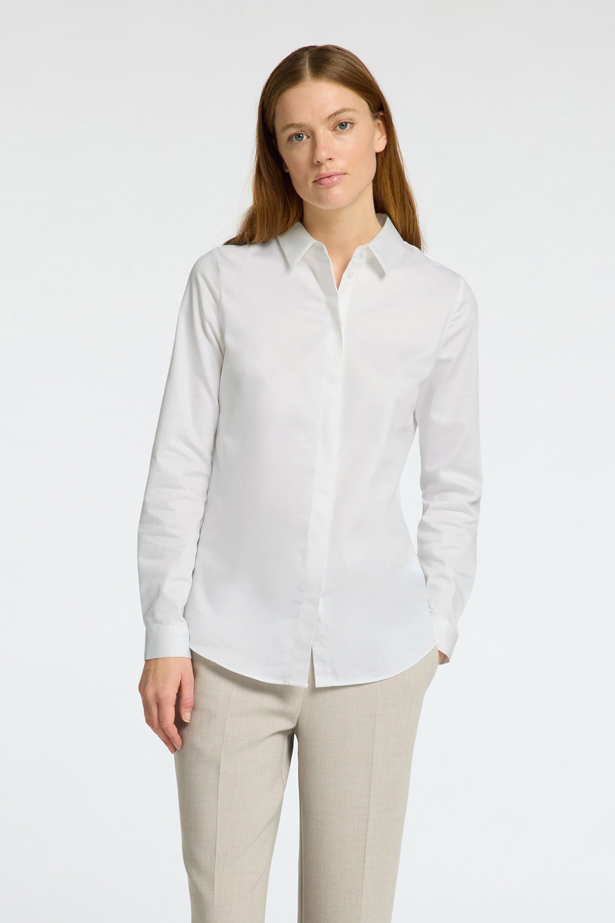 SELECTED FEMME SLFROMIE LS FITTED SHIRT NOOS