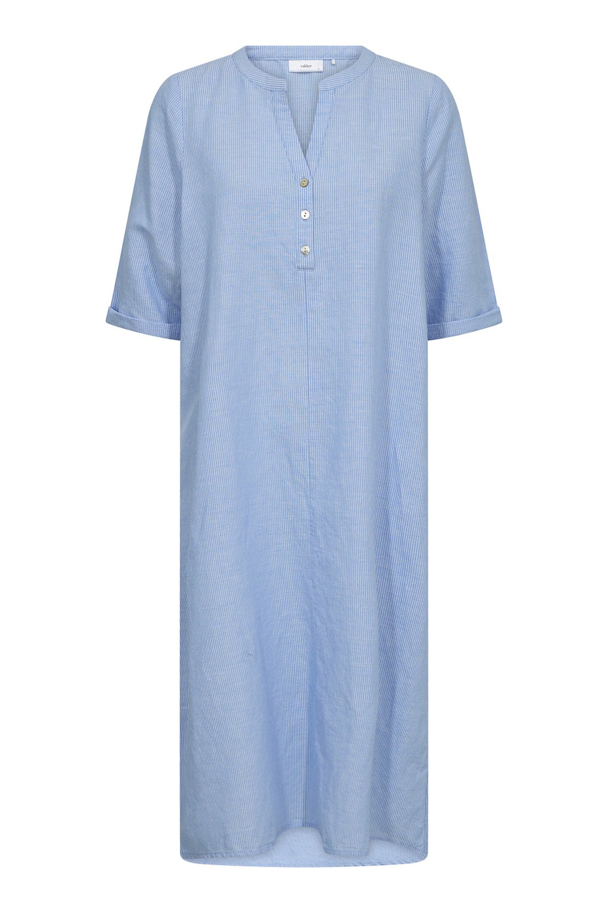 Alora - Hørkjole med V-udskæring