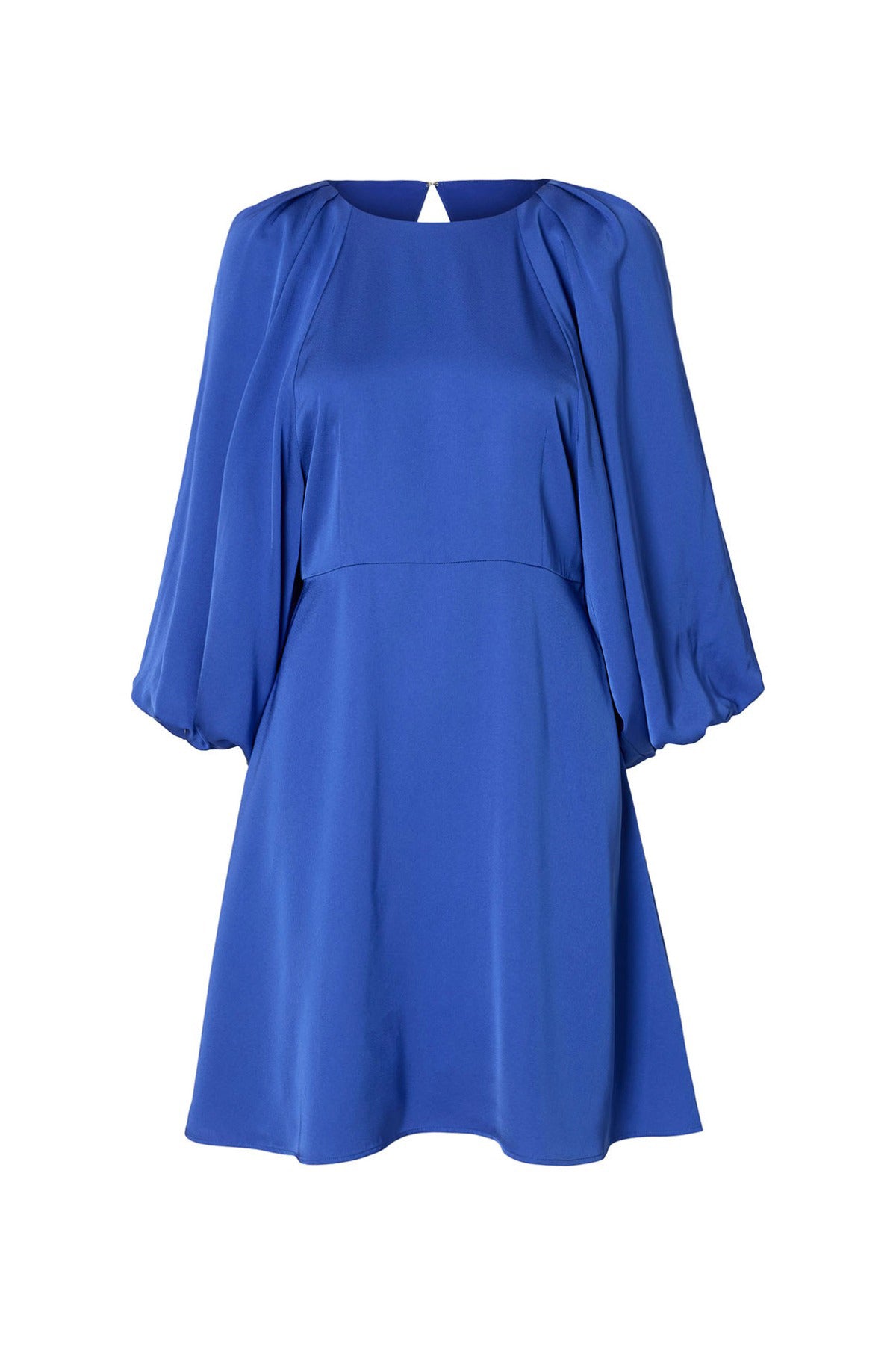 SELECTED FEMME SLFLAURINA 3/4 SHORT OPEN BACK DRESS B