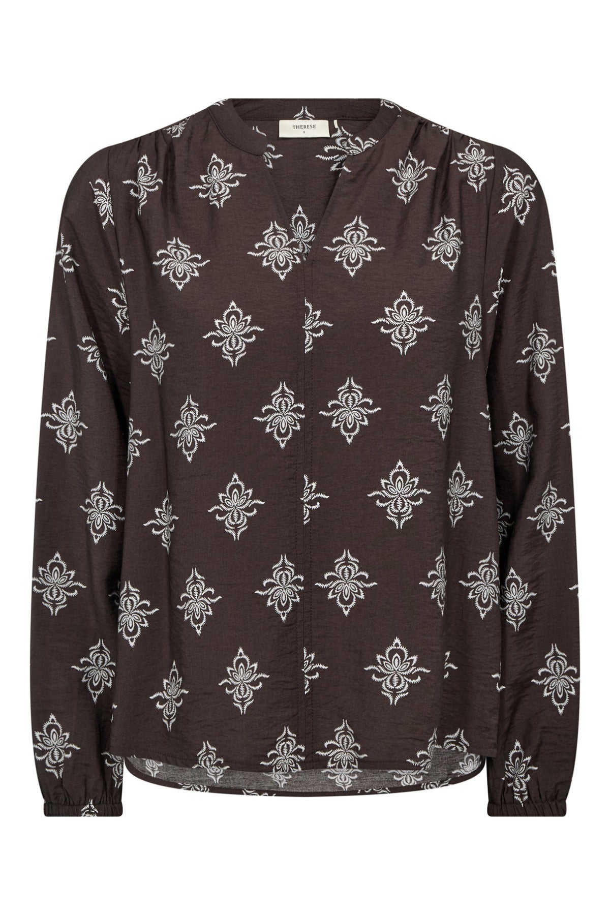 Nille - Viskose bluse med print