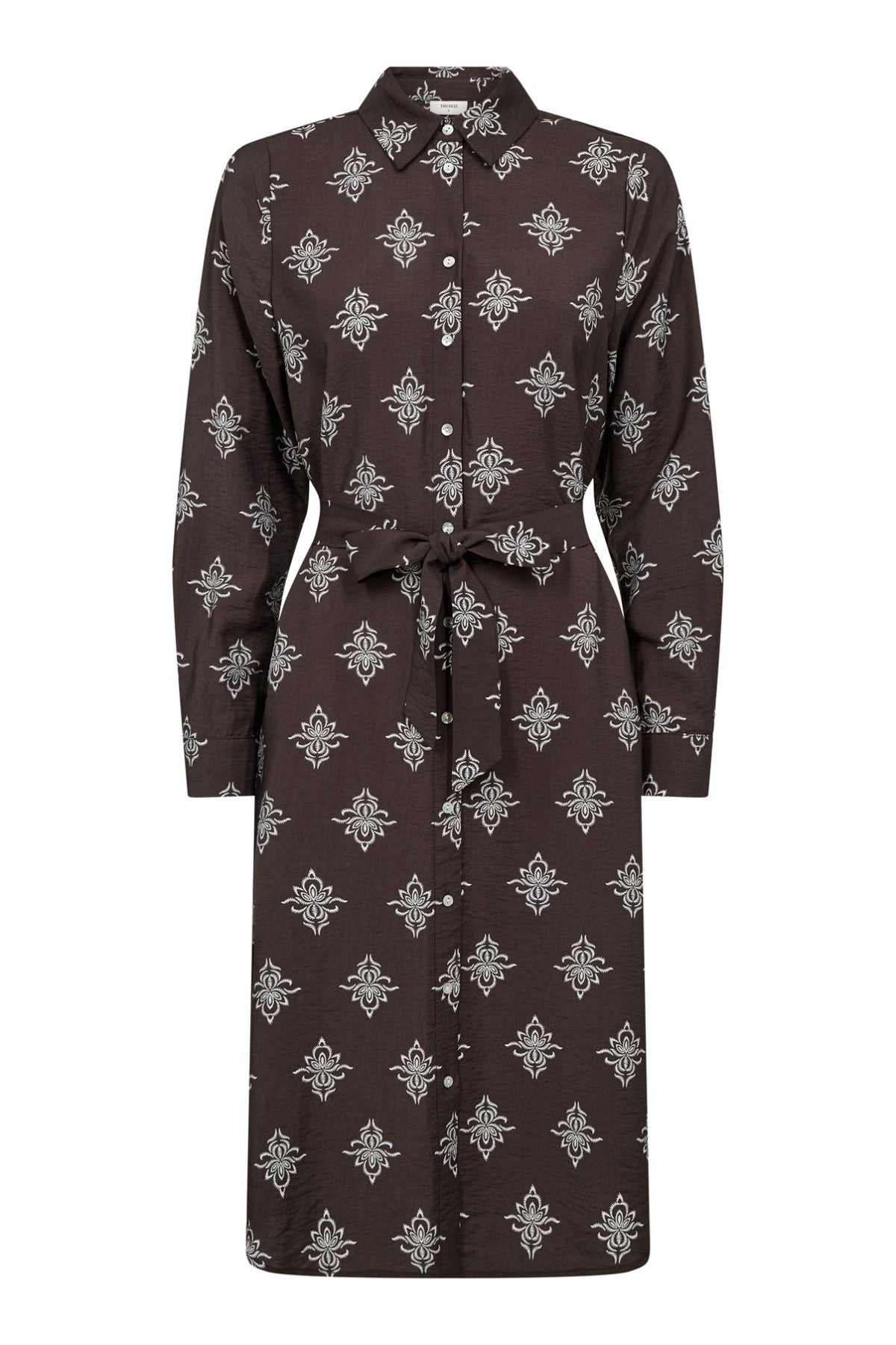 Nille - Viskose kjole med print