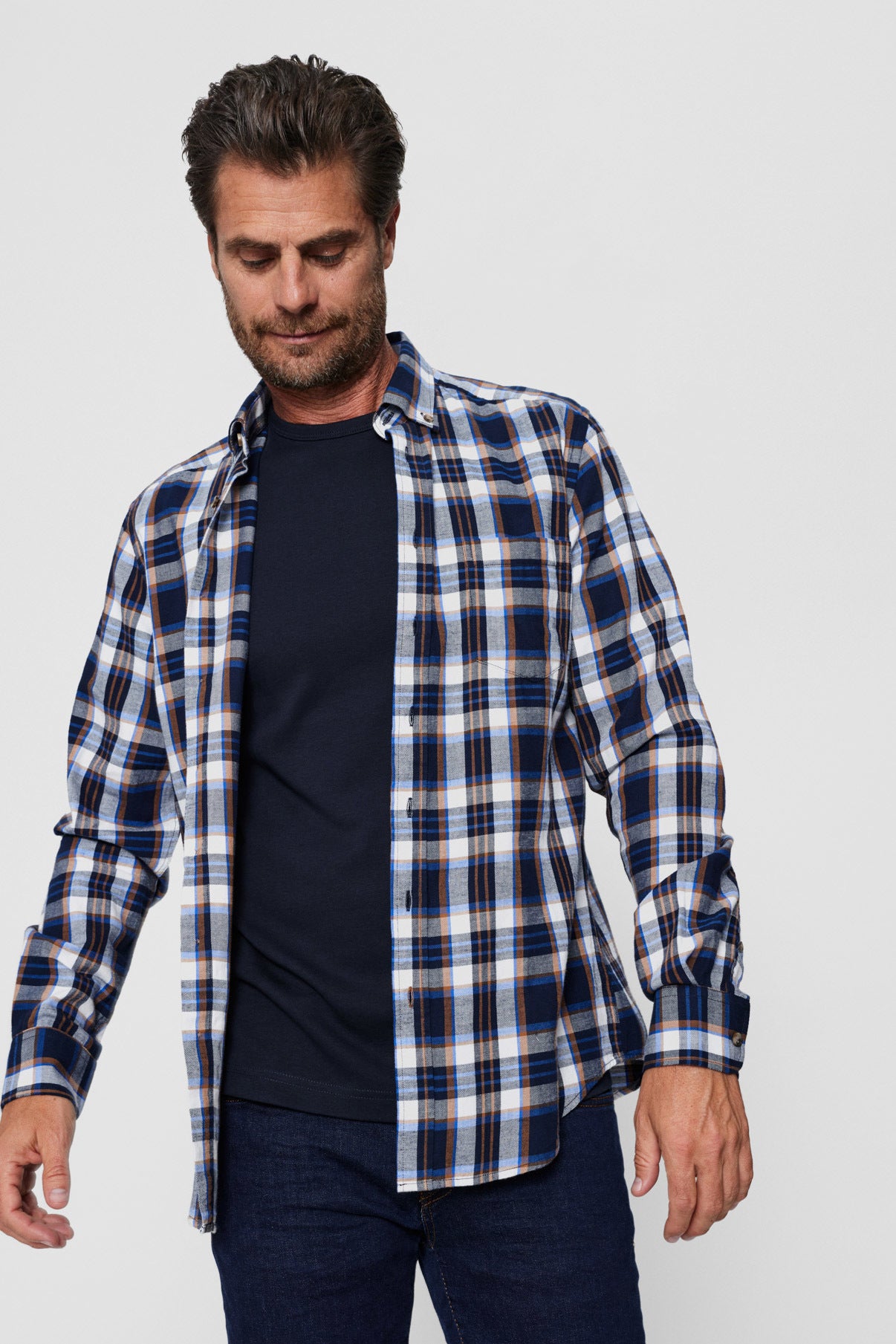 BLUE LINK Skjorte LS Lauge 323213