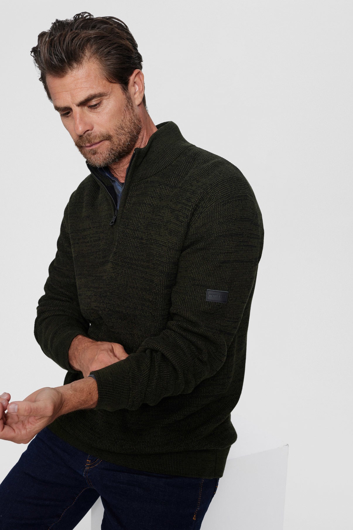 BLUE LINK Half-Zip Krom 323222