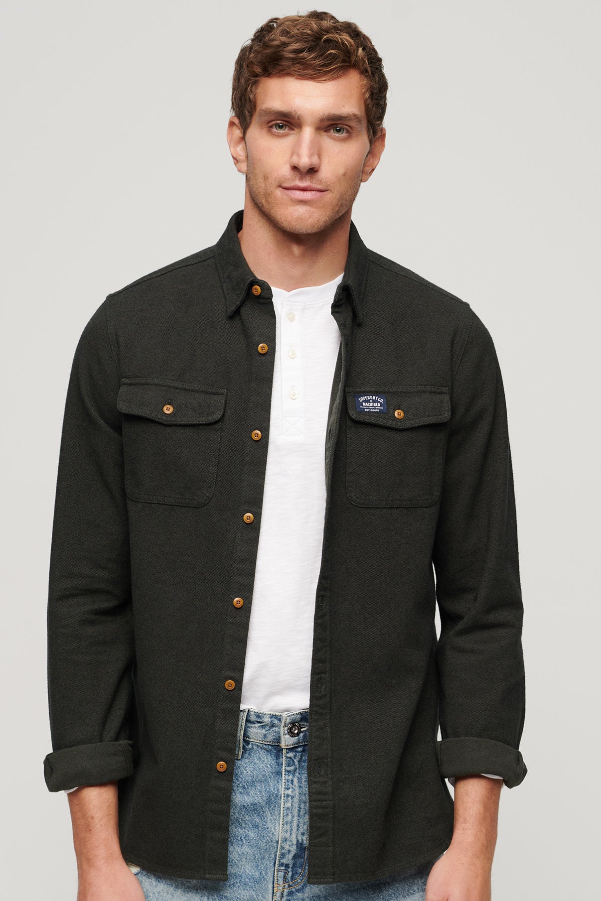 SUPERDRY Skjorte LS Trailsman Flannel