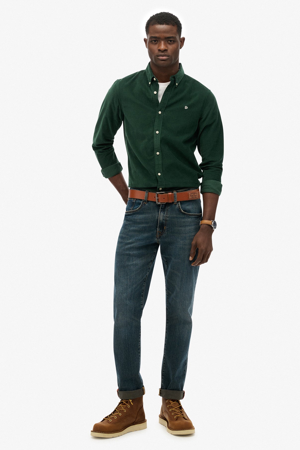 SUPERDRY CLASSIC NEEDLE CORD SHIRT