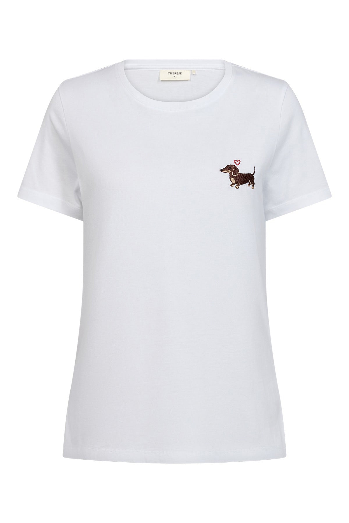Faith - T-shirt med printdetalje