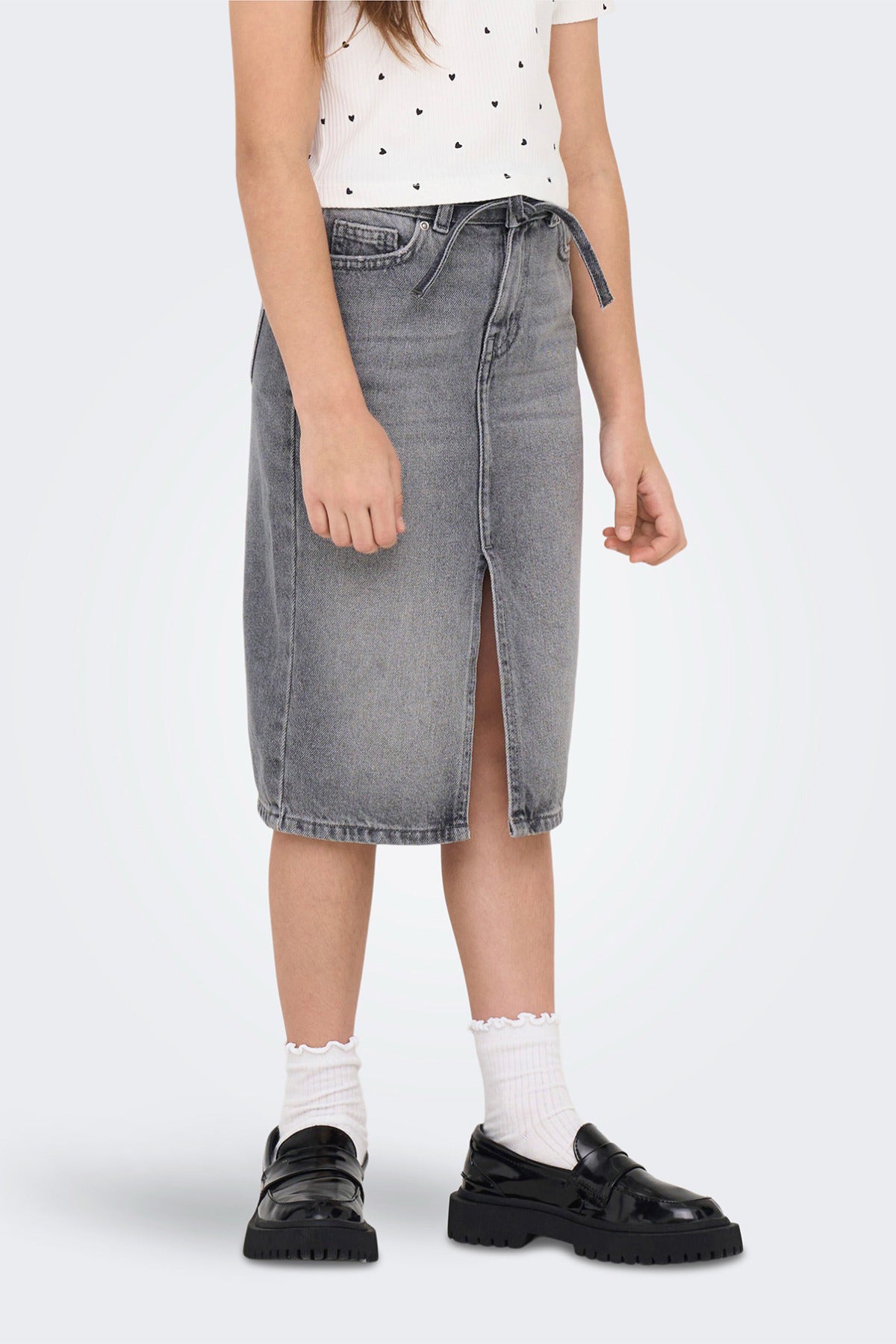 KIDS ONLY KOGGIANNA BELTED MIDI SKIRT DOT DNM