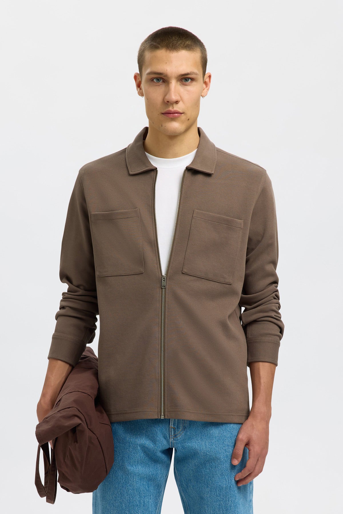 SELECTED HOMME SLHJACKIE SWEAT ZIP JACKET NOOS