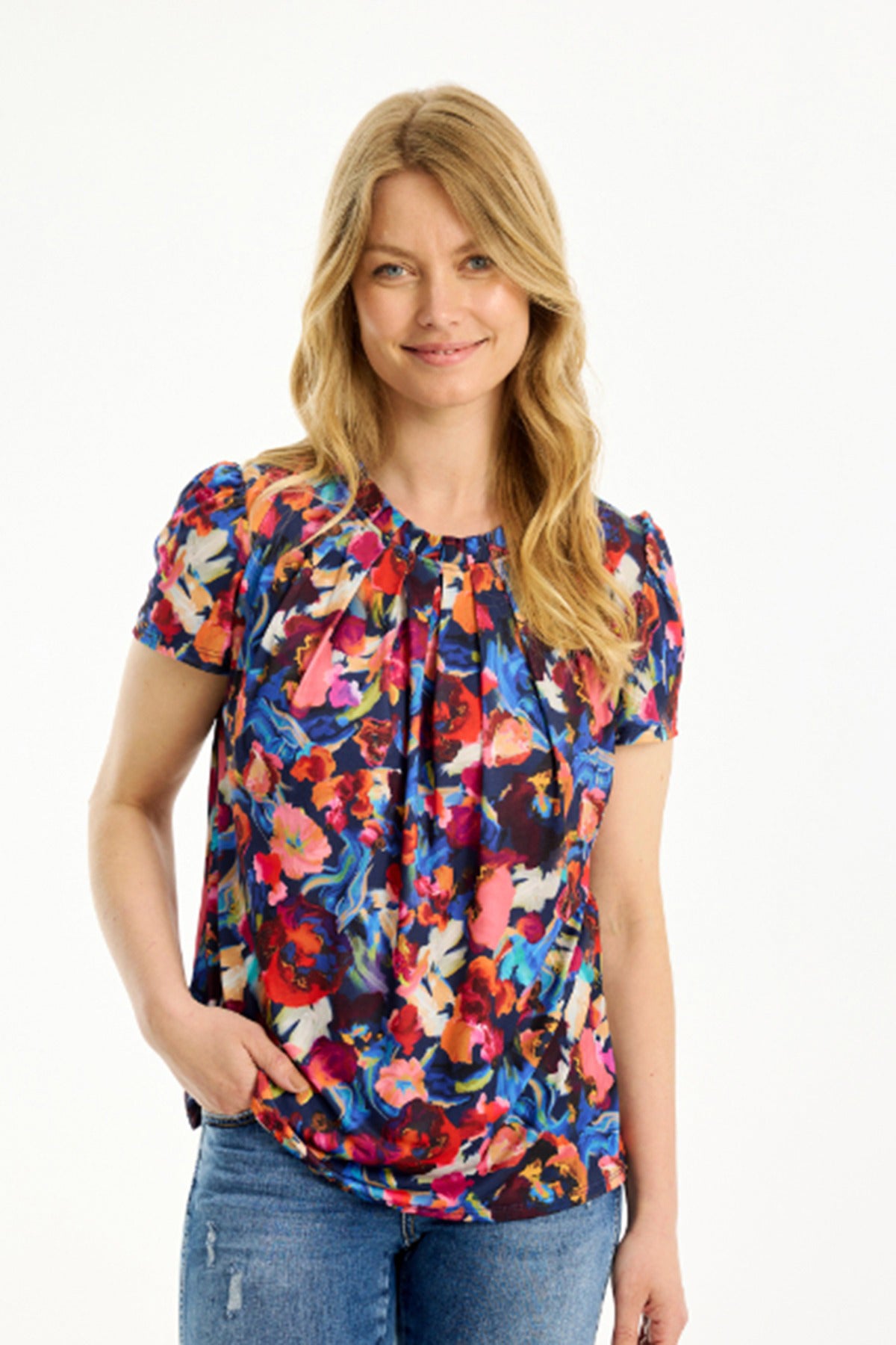InFront Grazia blouse short sleeves