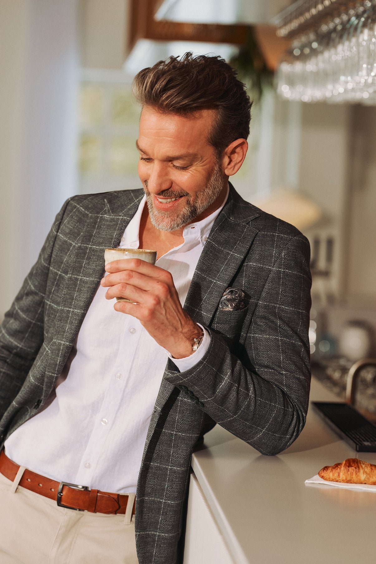 Tokker - Blazer i strukturvævet kvalitet