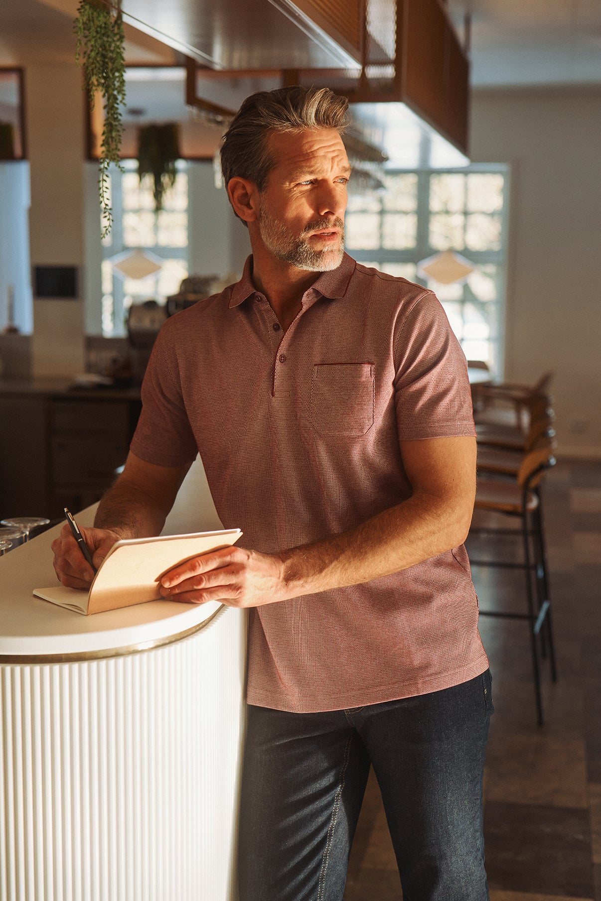 Peter - Polo T-shirt med brystlomme