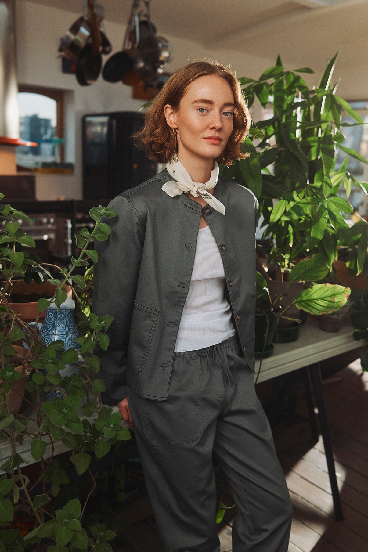 April - Jakke med frontlommer