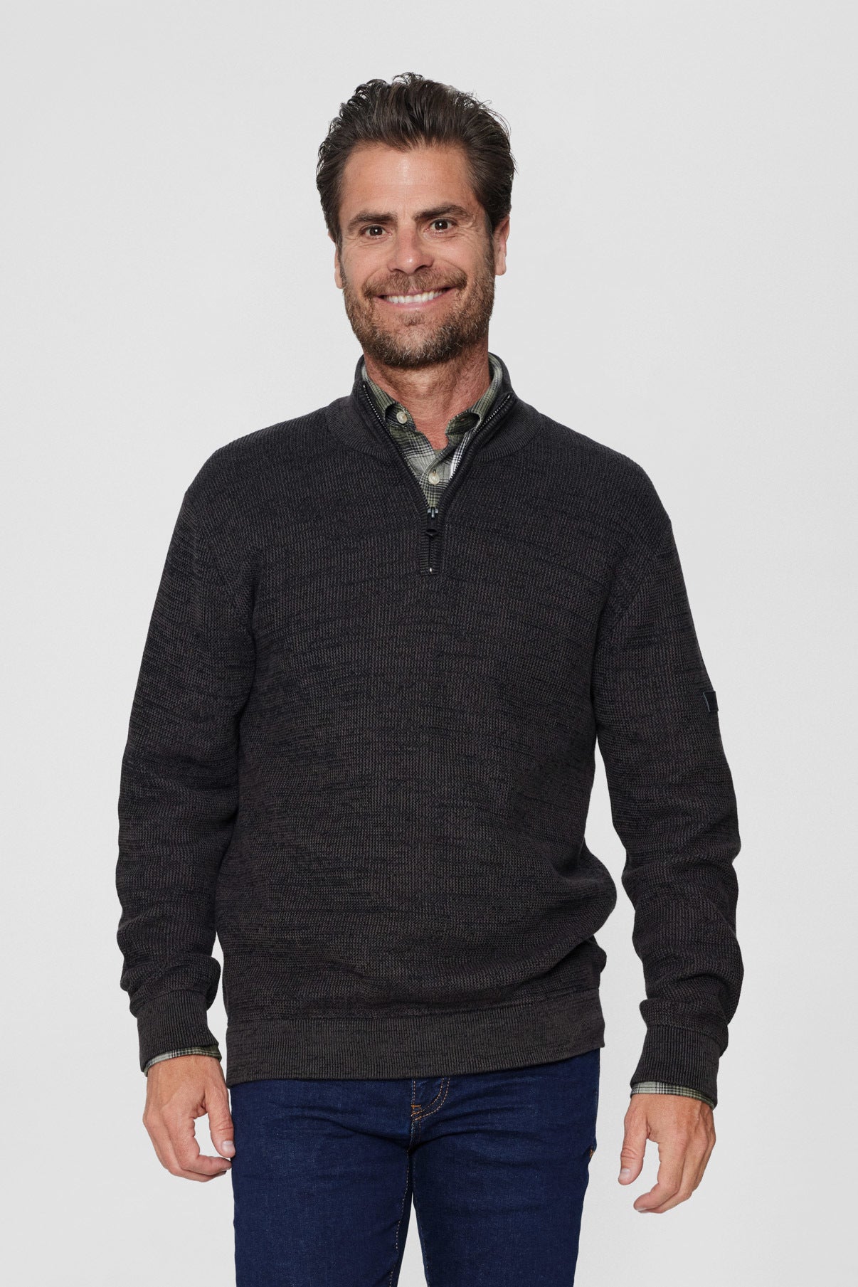 BLUE LINK Half-Zip Krom 323222
