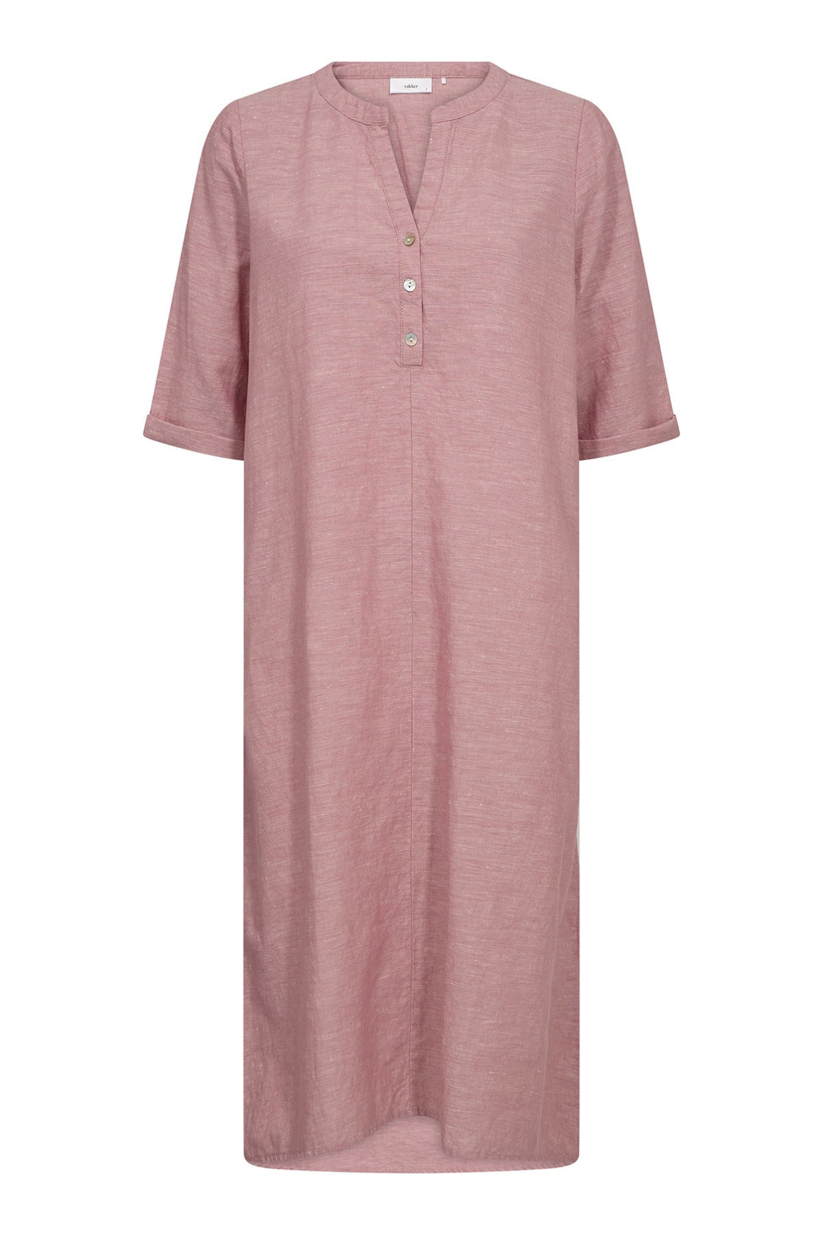 Alora - Hørkjole med V-udskæring