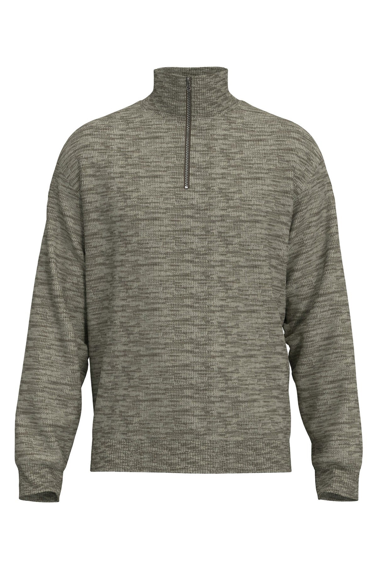 SELECTED HOMME SLHDANE LS KNIT STRUCTURE HALF ZIP NOOS