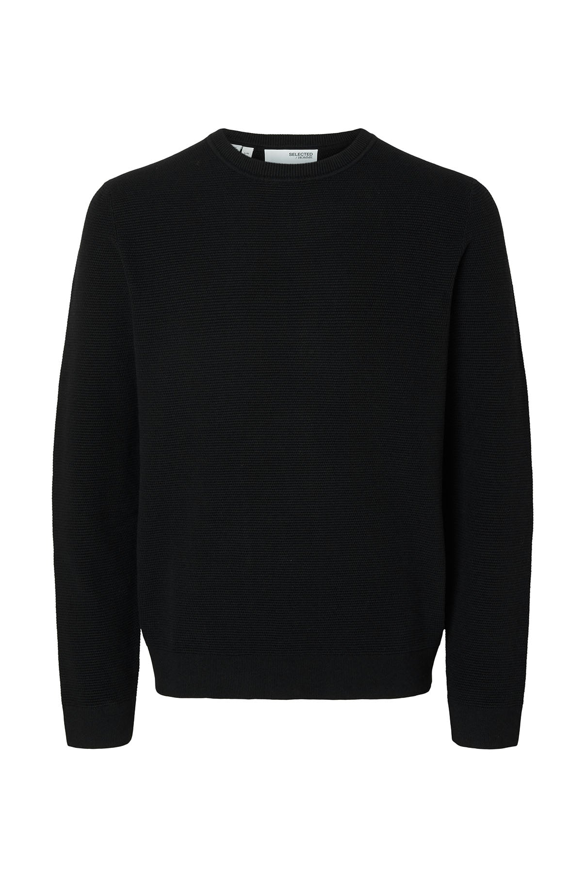 SELECTED HOMME SLHROSS LS KNIT STRUCTURE CREW NECK NOOS