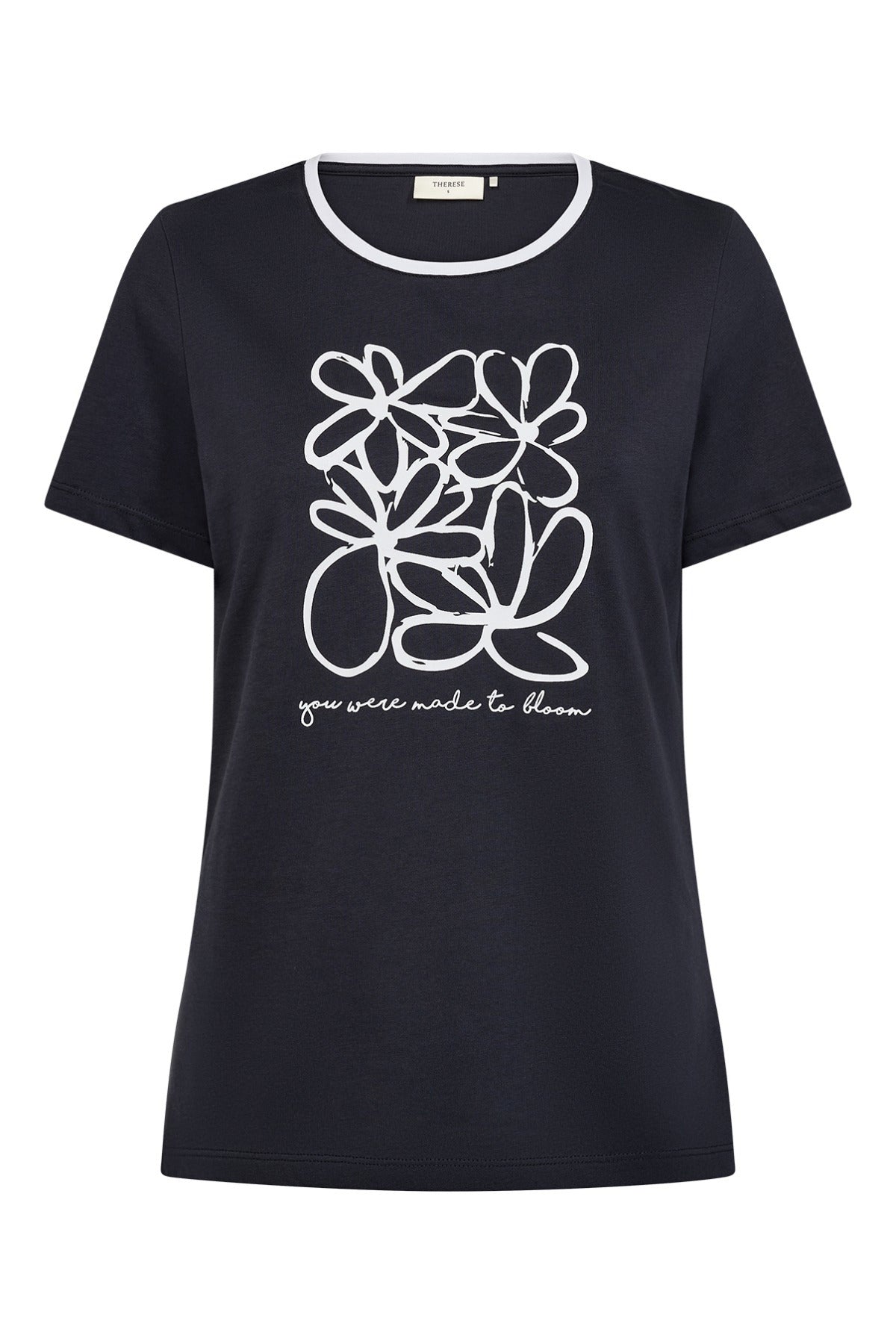 Faith - T-shirt med printdetalje