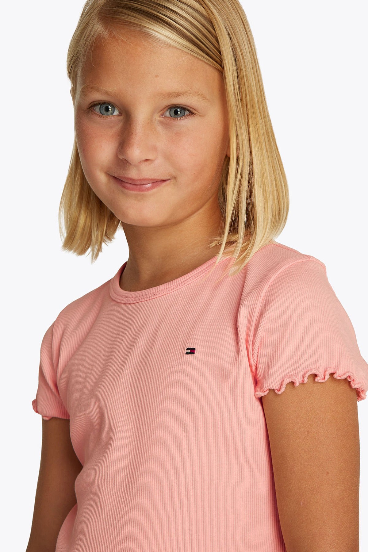 Tommy Hilfiger Girl ESSENTIAL RIB TOP SS