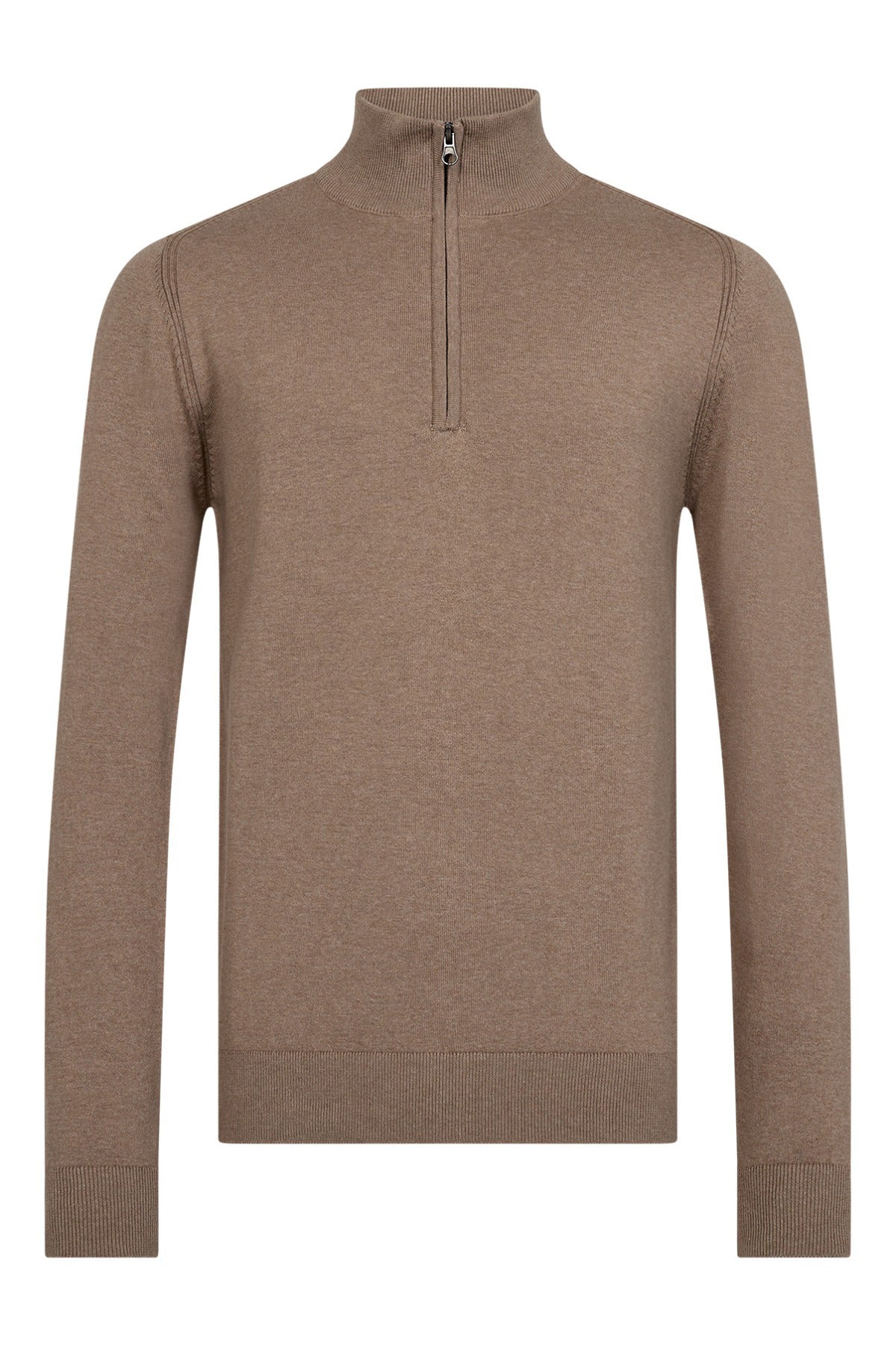 Lasso - Half zip striktrøje med høj hals