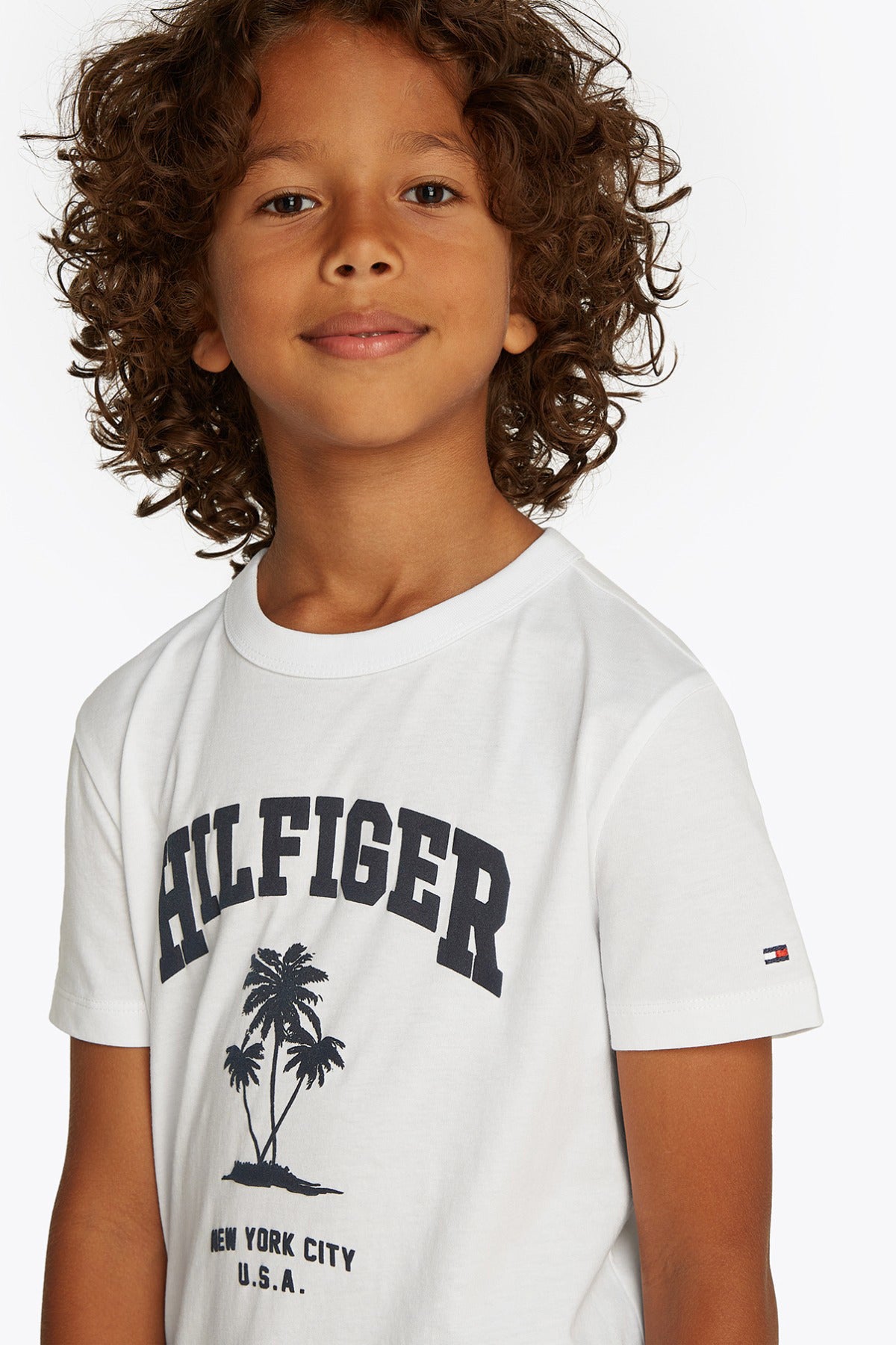 Tommy Hilfiger Boy HILFIGER PALM PRINT TEE SS