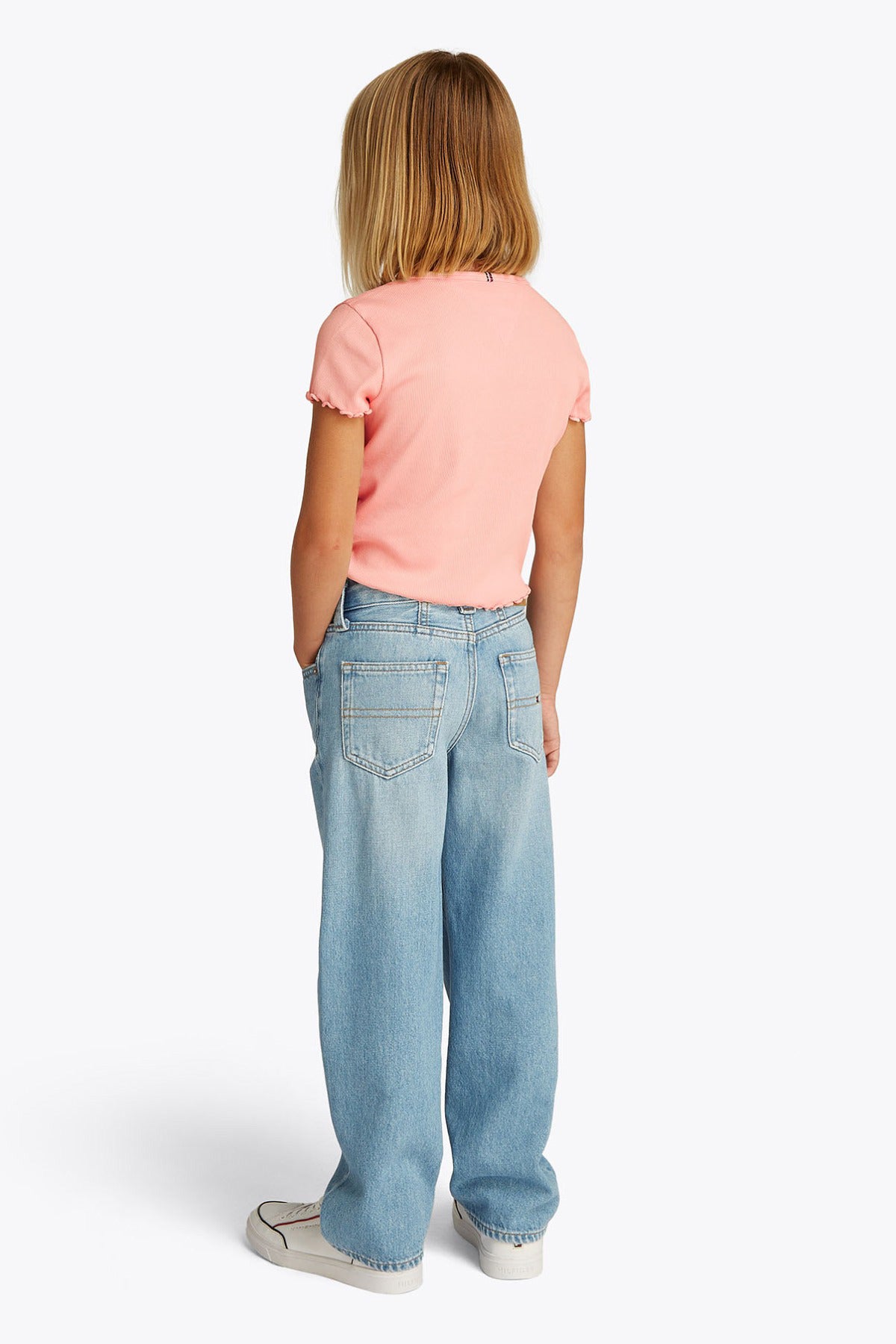 Tommy Hilfiger Girl ESSENTIAL RIB TOP SS
