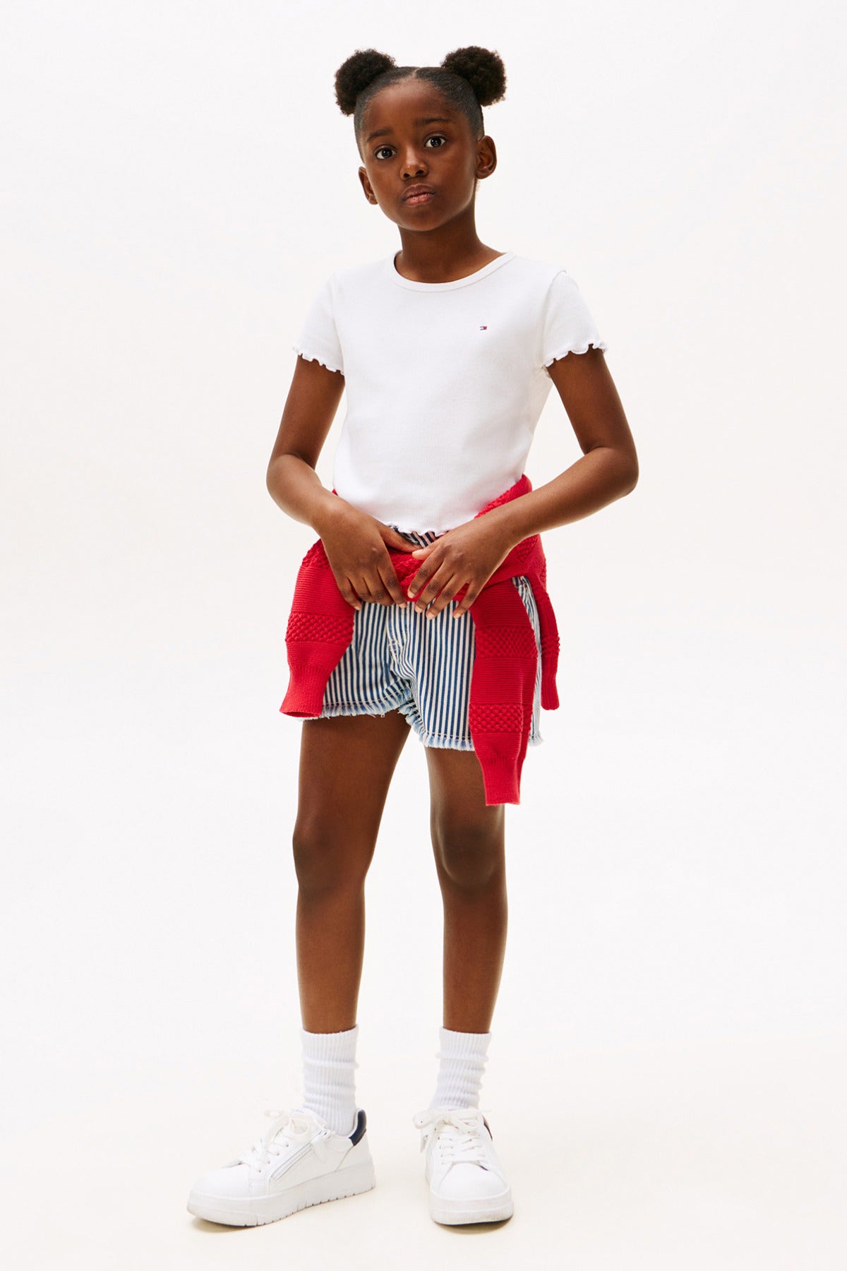 Tommy Hilfiger Girl ESSENTIAL RIB TOP SS