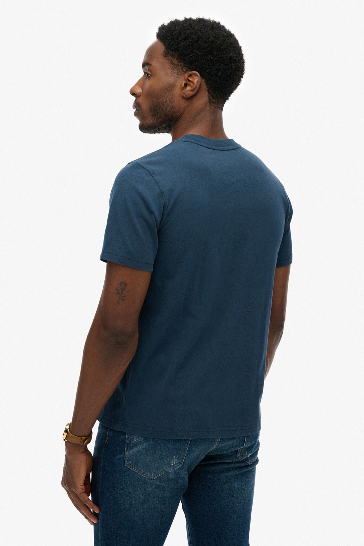 SUPERDRY OUTDOOR STRIPE LOGO RLXD TEE