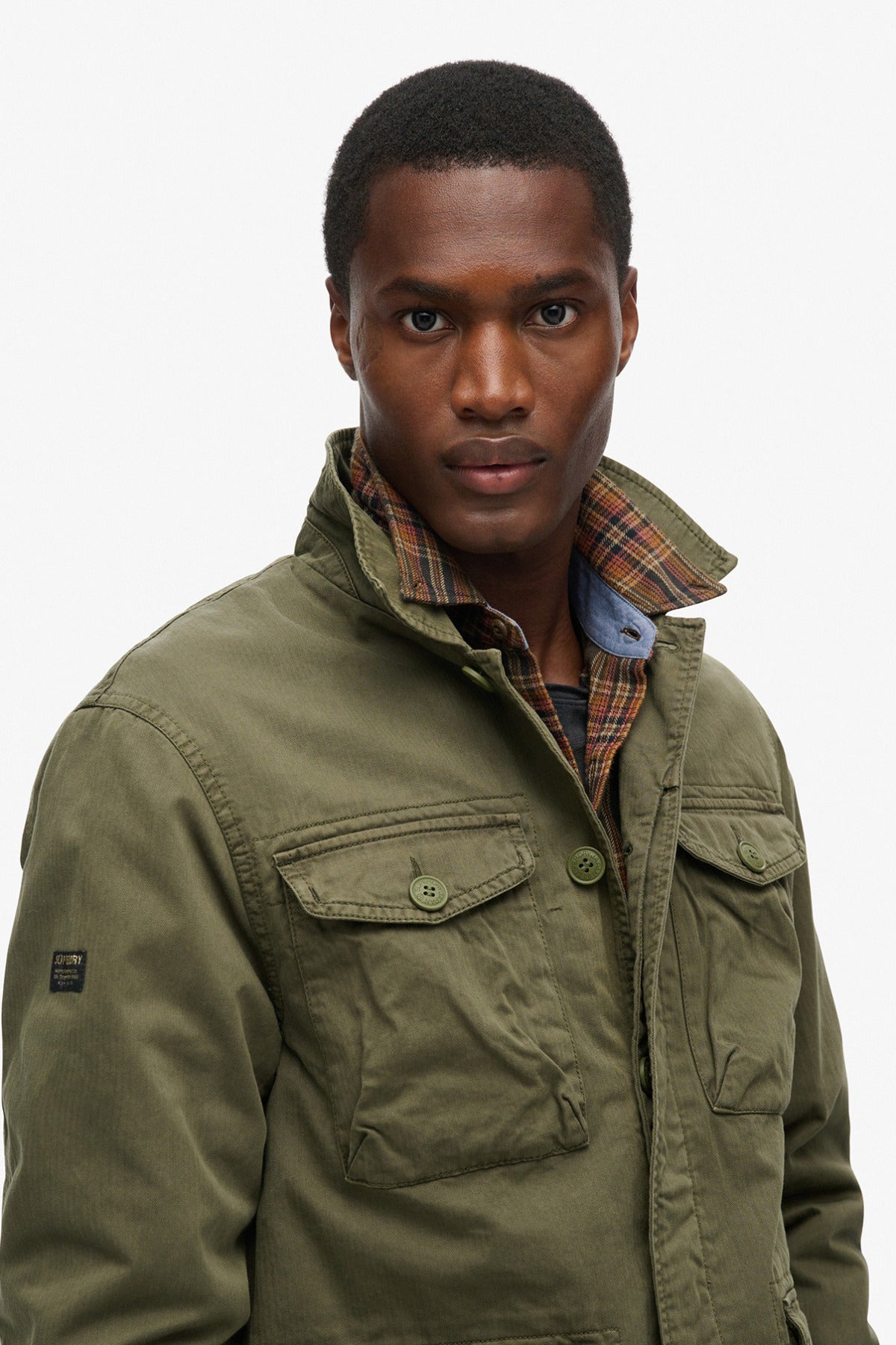 SUPERDRY MILITARY M65 EMB LW JACKET