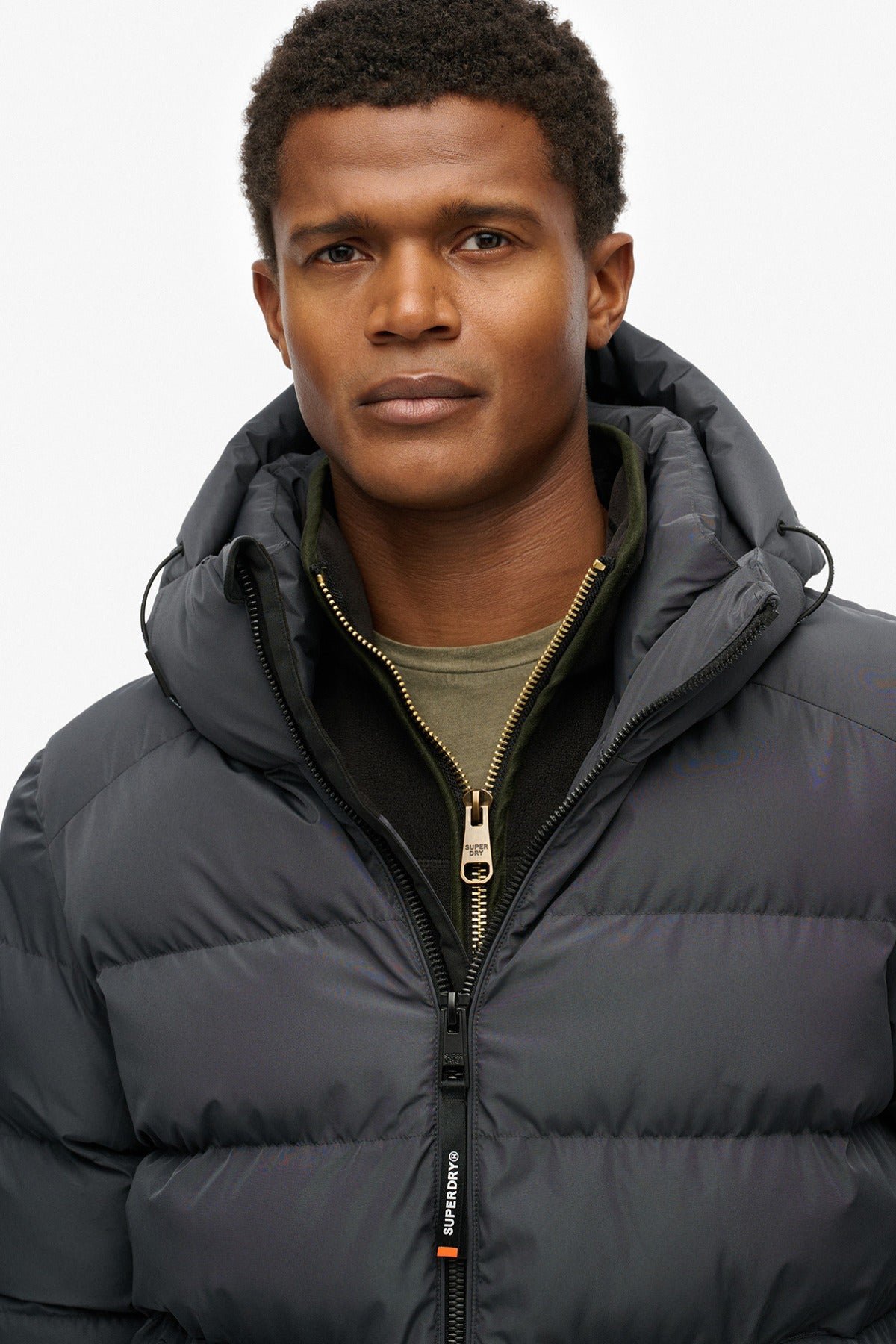 SUPERDRY JAKKE HOODED SPORTS PUFFER