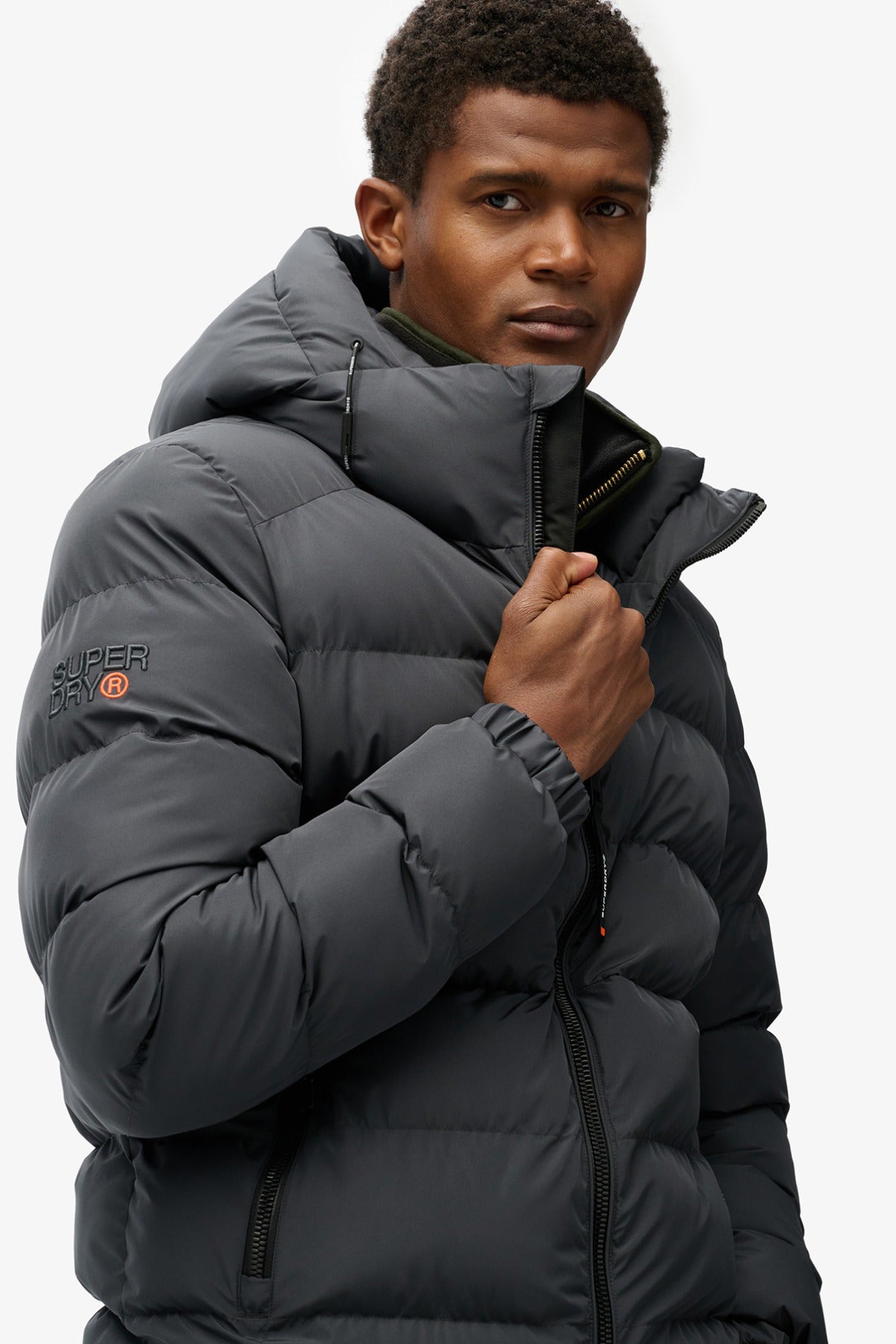 SUPERDRY JAKKE HOODED SPORTS PUFFER