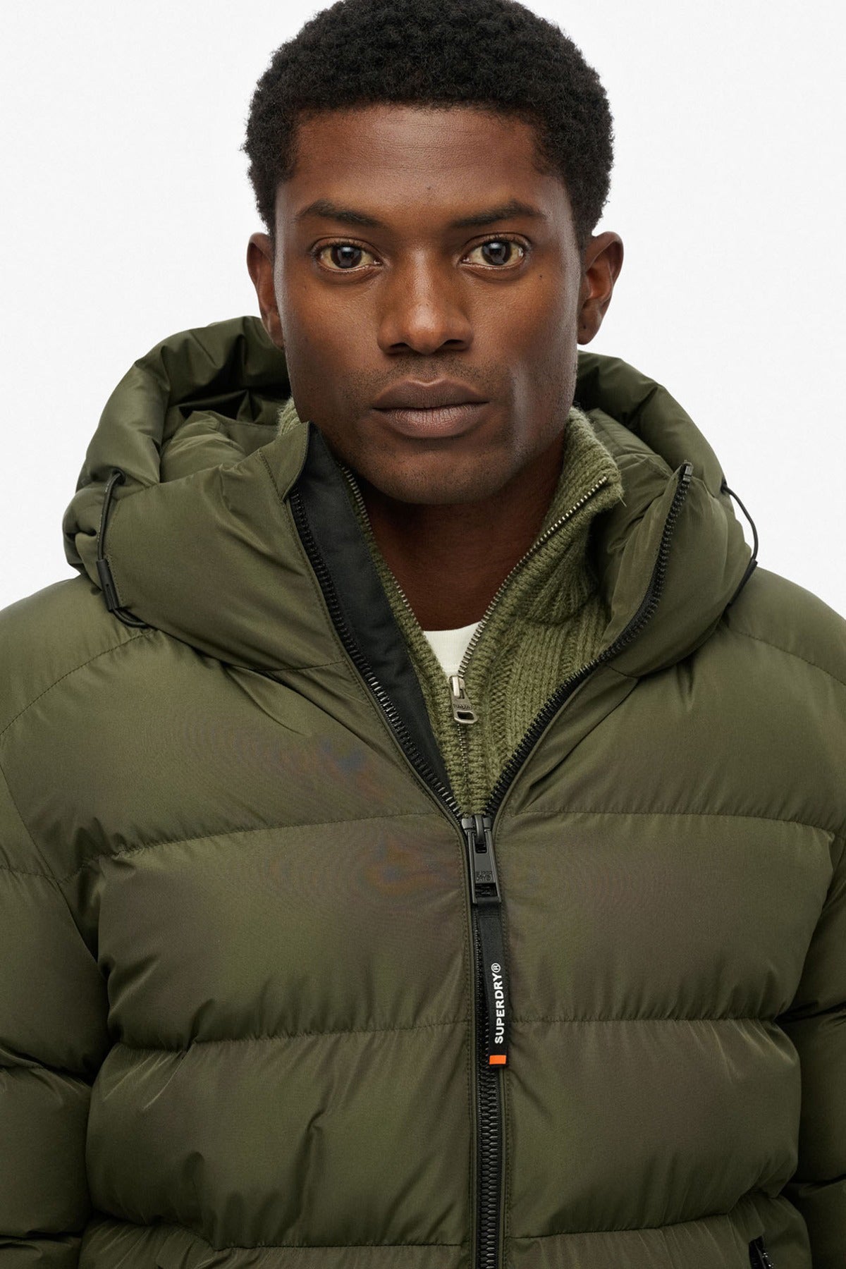 SUPERDRY JAKKE HOODED SPORTS PUFFER