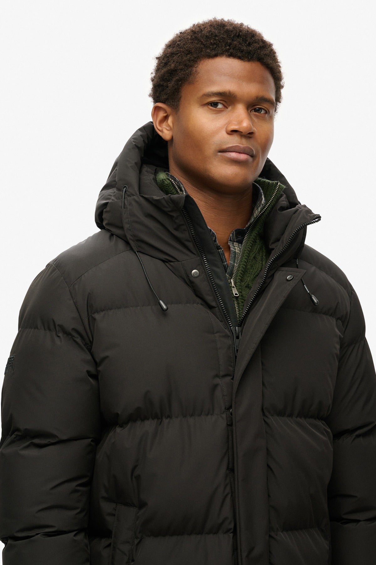 SUPERDRY HOODED SPORTS PUFFER MID JKT