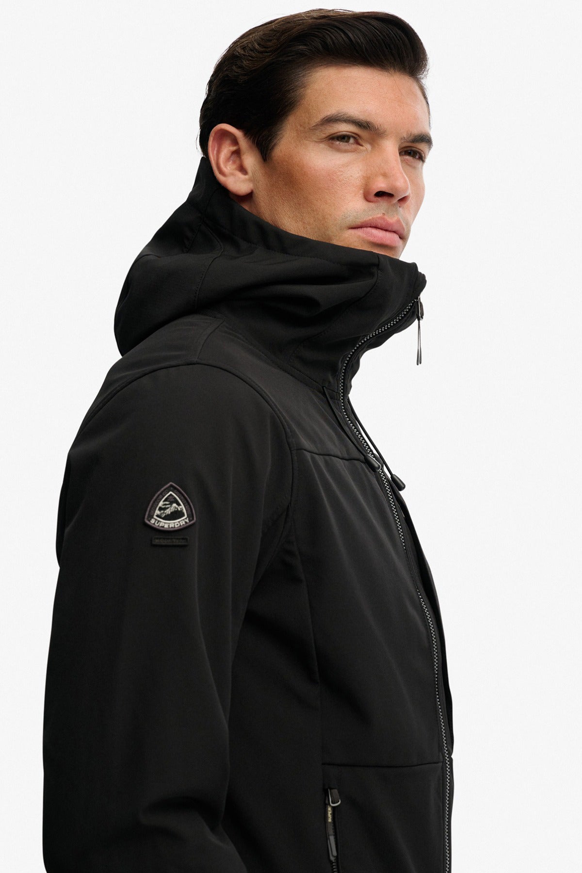 SUPERDRY HOODED SOFTSHELL TREKKER JKT