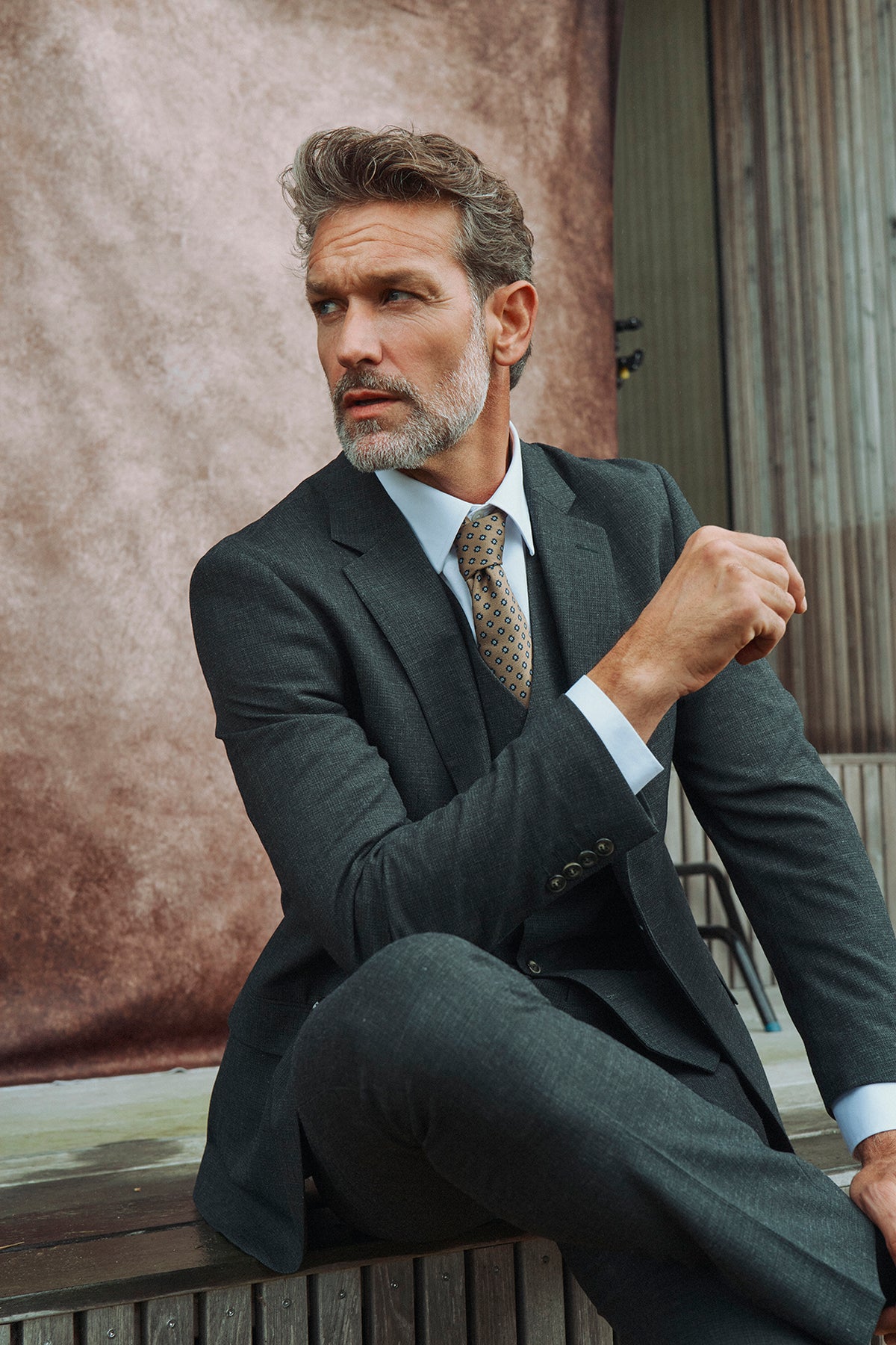 Marco jakkesæt - Klassisk blazer og bukser - Dark green