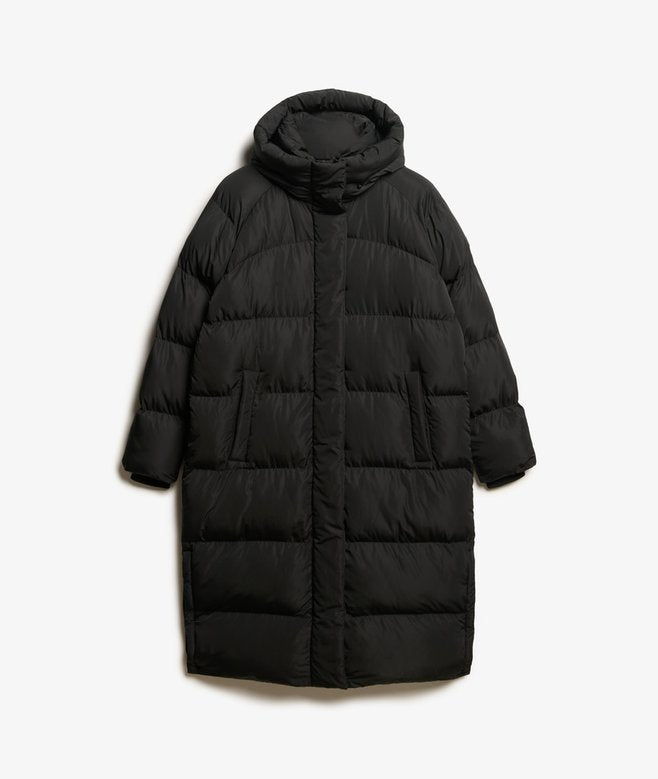 Superdry Dame LONGLINE HOODED PUFFER JACKET
