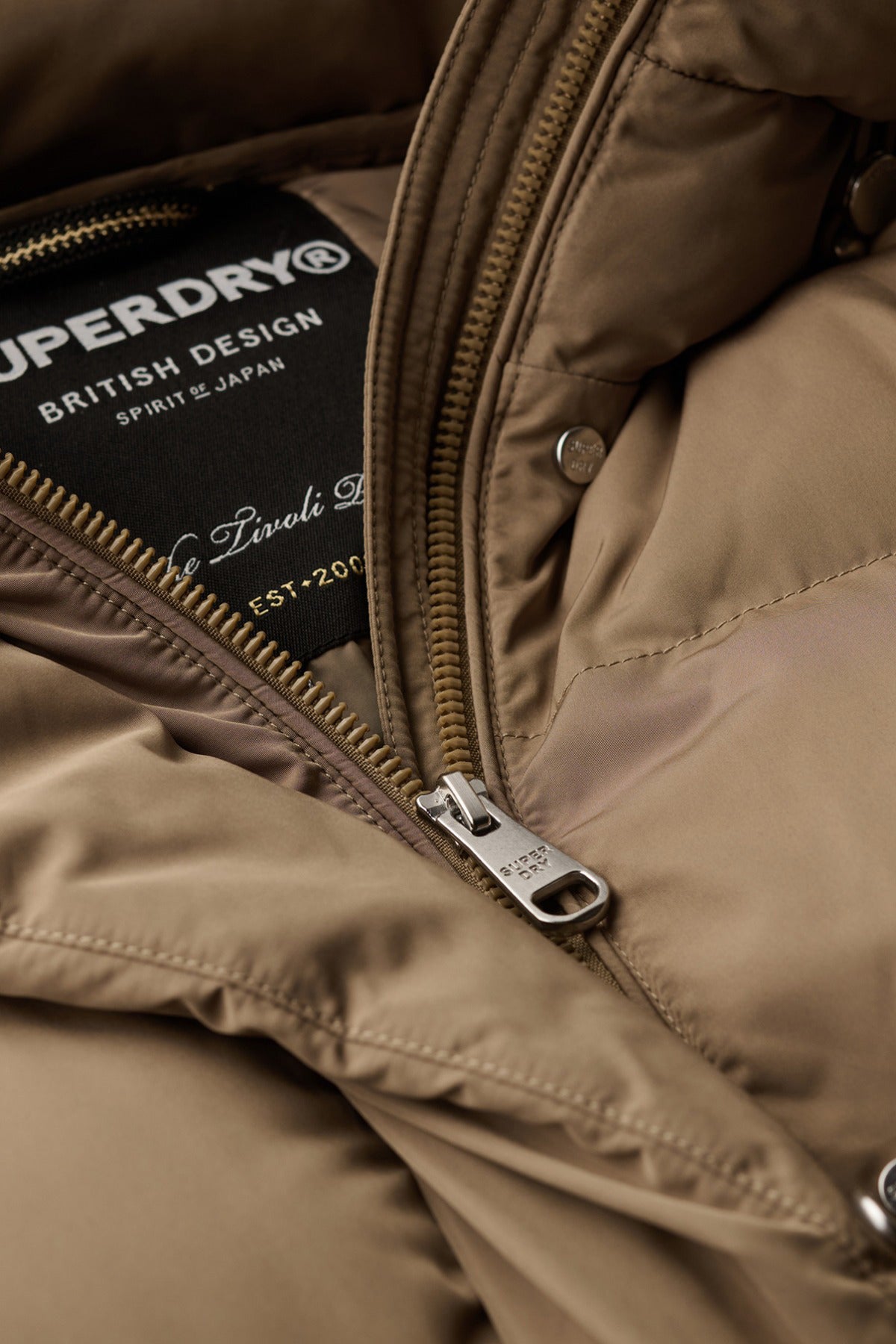 Superdry Dame LONGLINE HOODED PUFFER JACKET