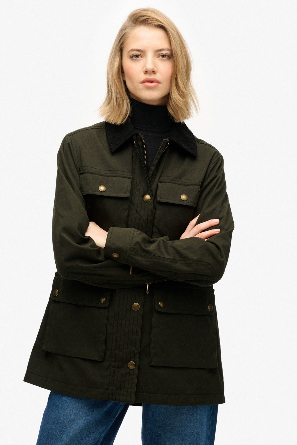 Superdry Dame WAX JACKET