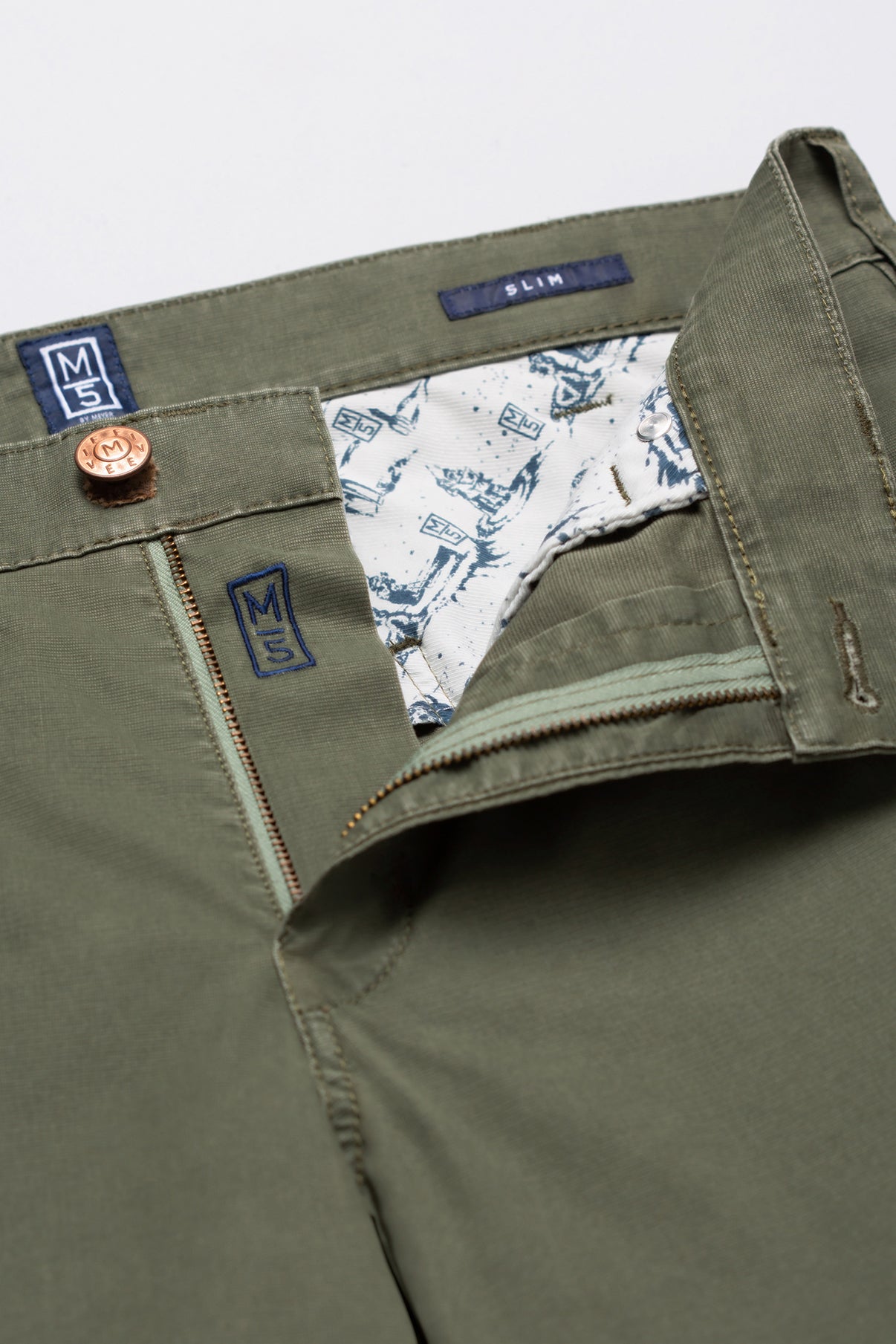 M5 Lærredsbuks Slim Stretch