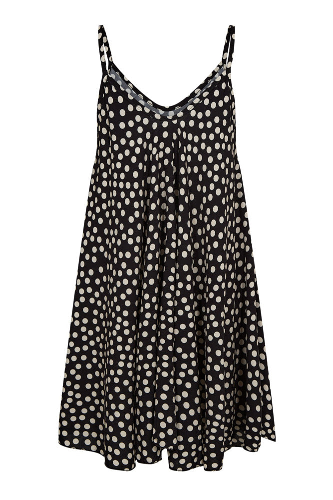 Let stropkjole med prikker
