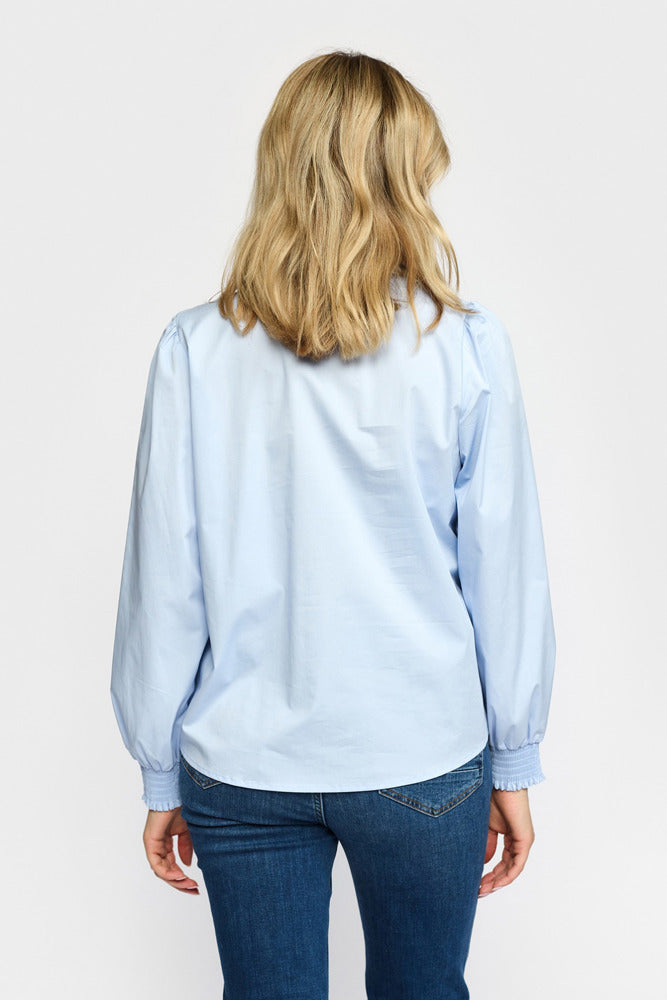 MELEA - Langærmet skjorte med smock