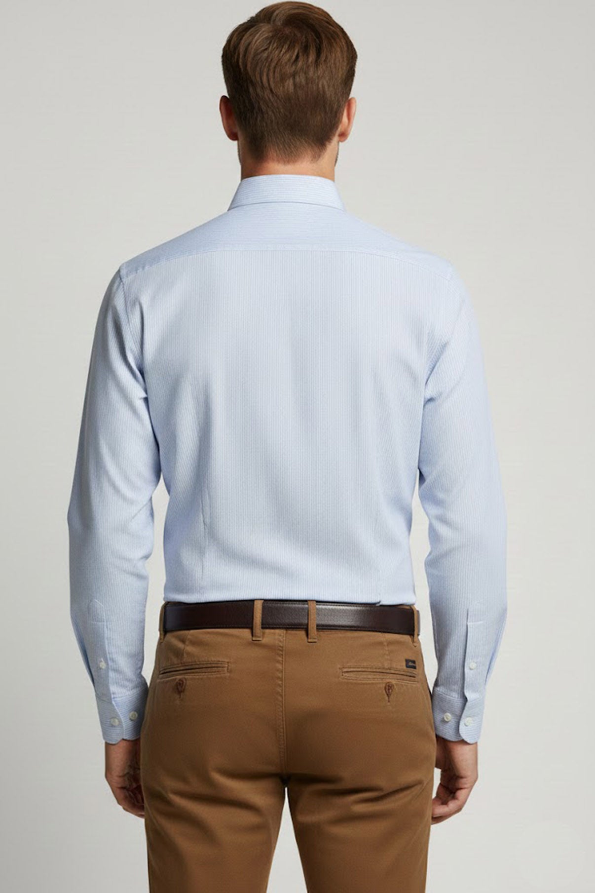 Hento - Strygefri langærmet skjorte