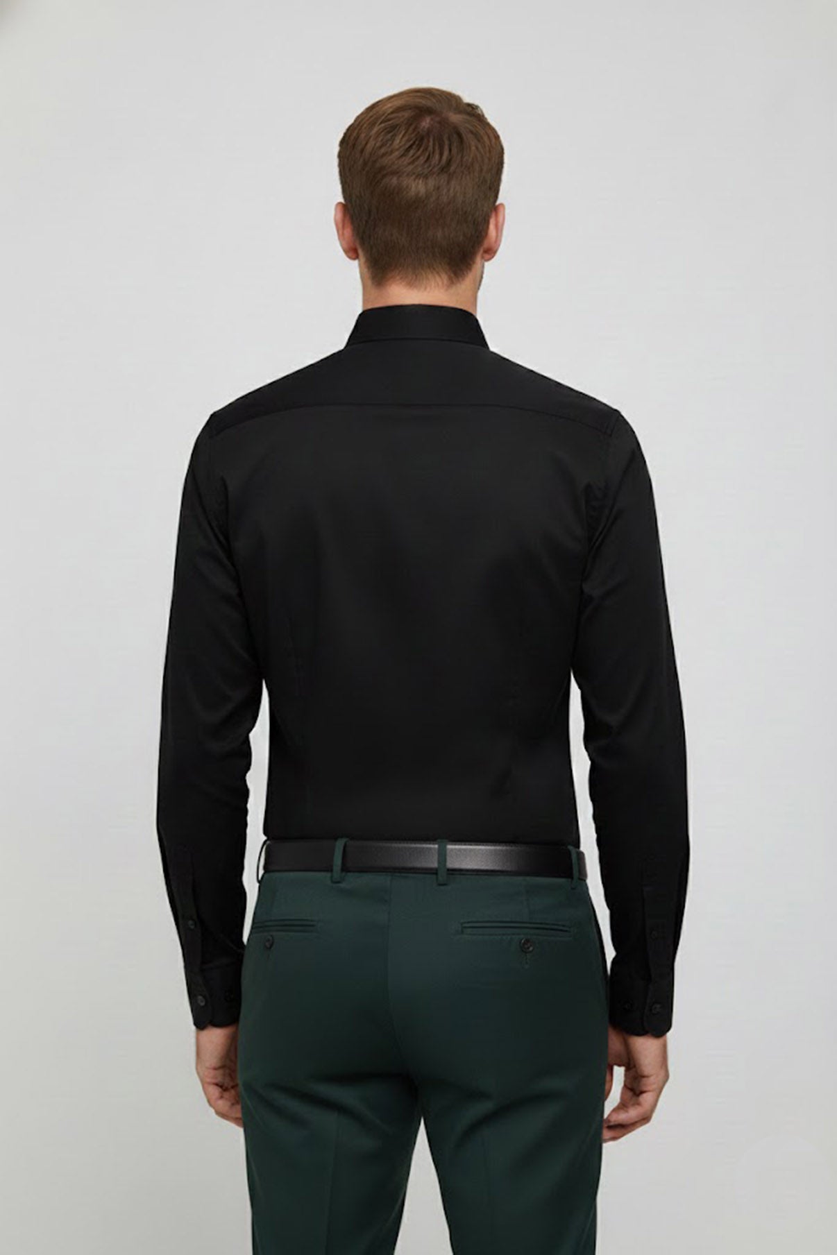 Hento - Strygefri langærmet skjorte