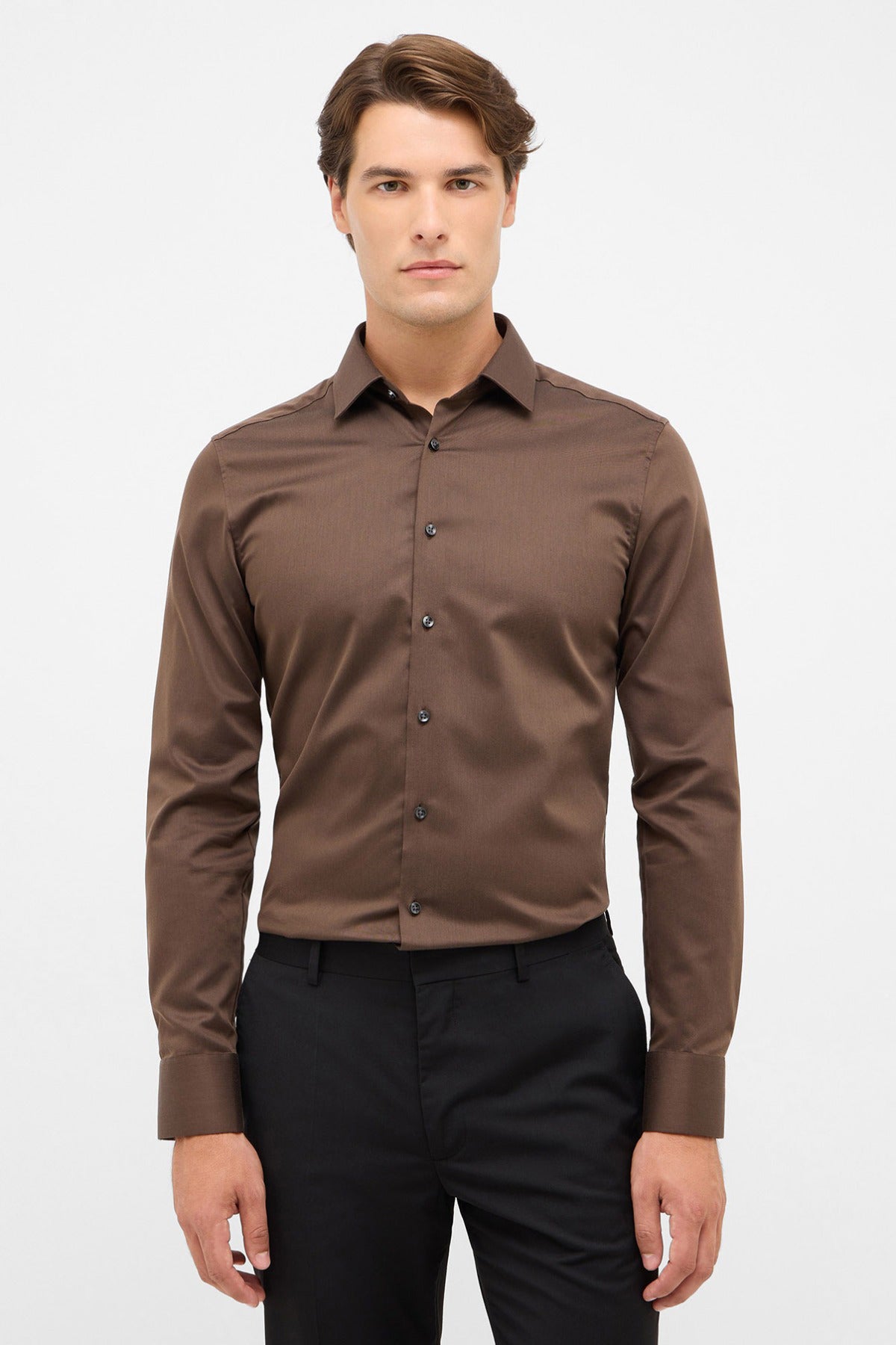 ETERNA Skjorte LS-SLIM FIT
