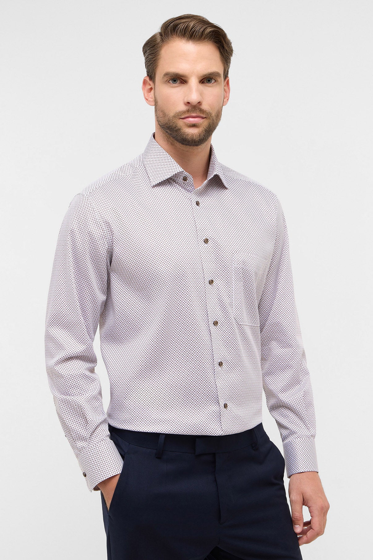 ETERNA Skjorte LS-COMFORT FIT